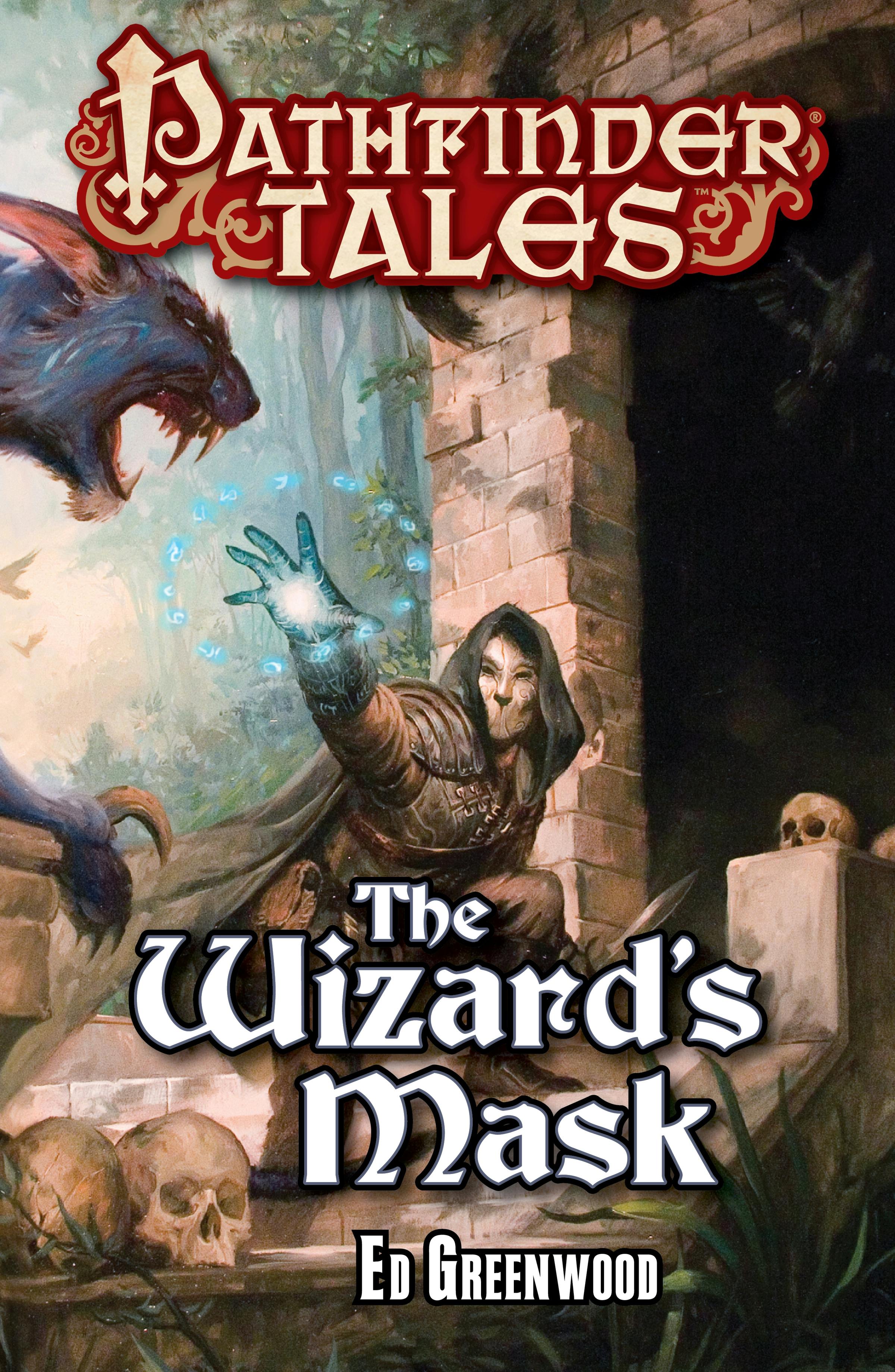 Cover for the book titled as: Pathfinder Tales: The Wizard's Mask