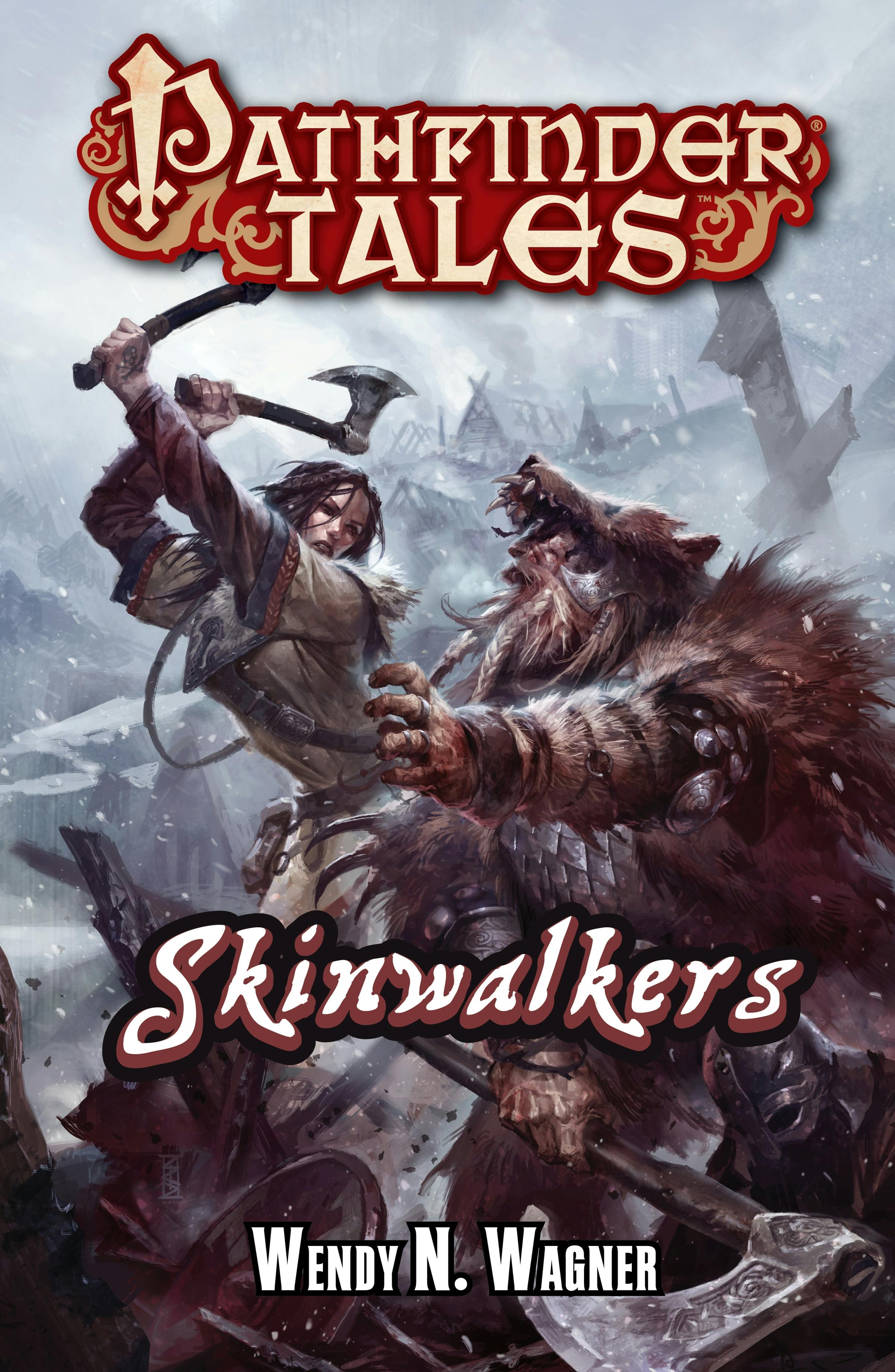 Cover for the book titled as: Pathfinder Tales: Skinwalkers