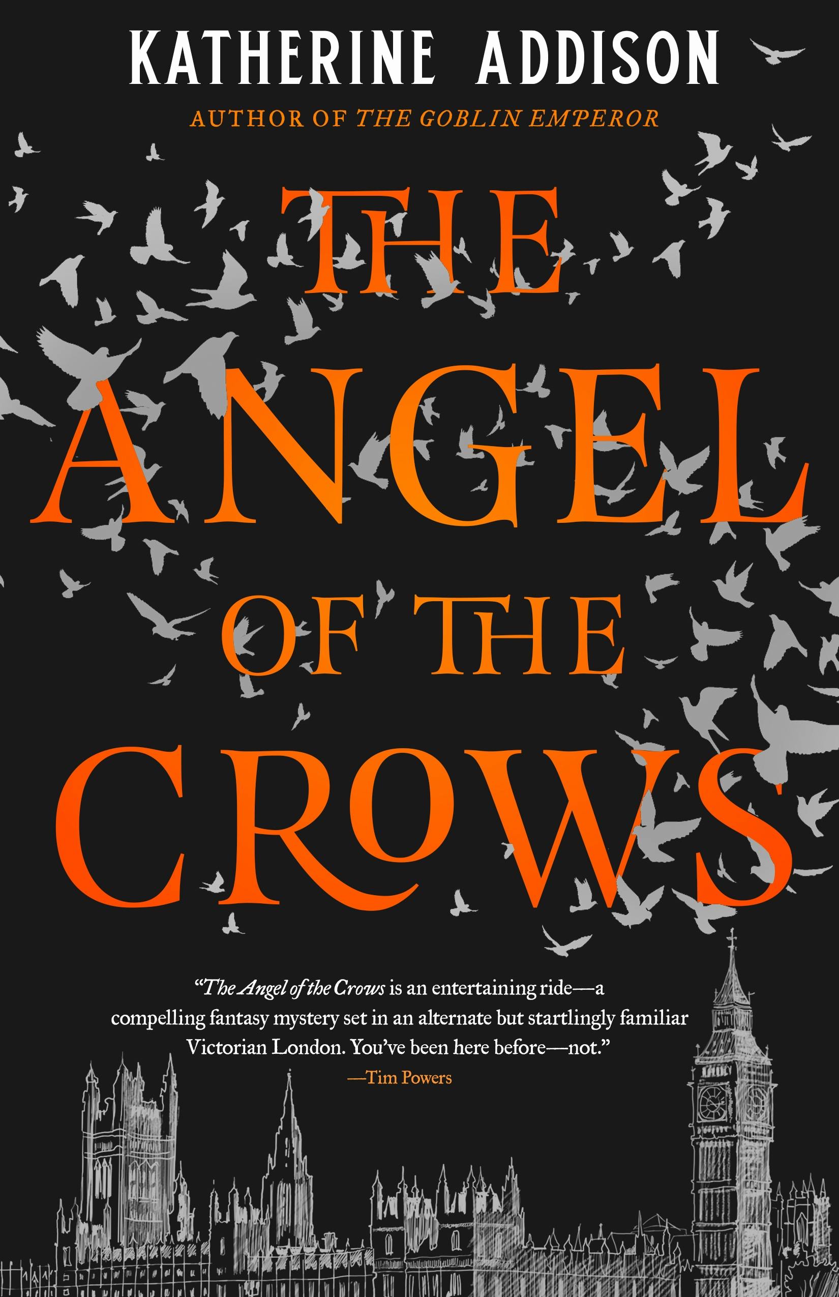 Cover for the book titled as: The Angel of the Crows
