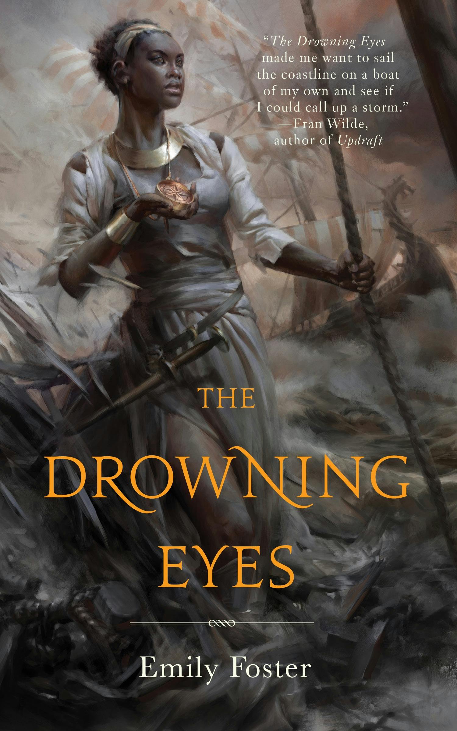 Cover for the book titled as: The Drowning Eyes