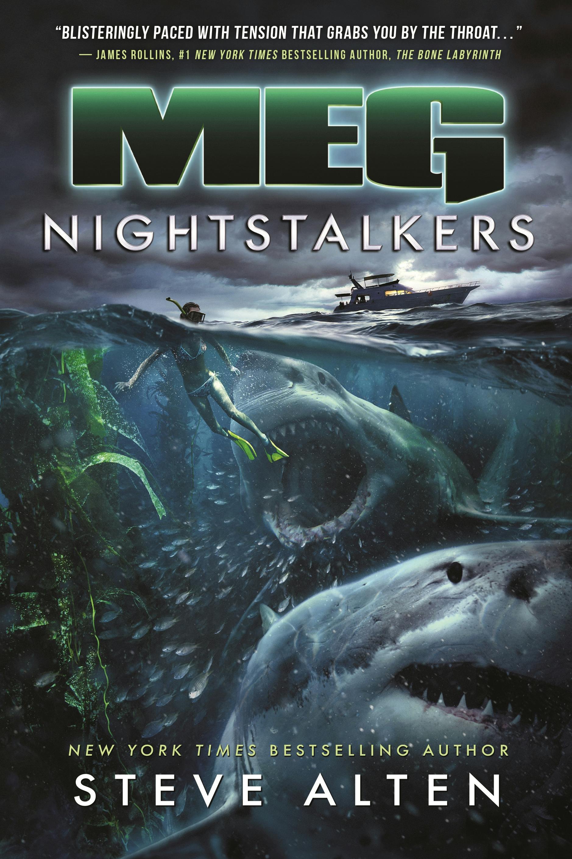 Cover for the book titled as: MEG: Nightstalkers