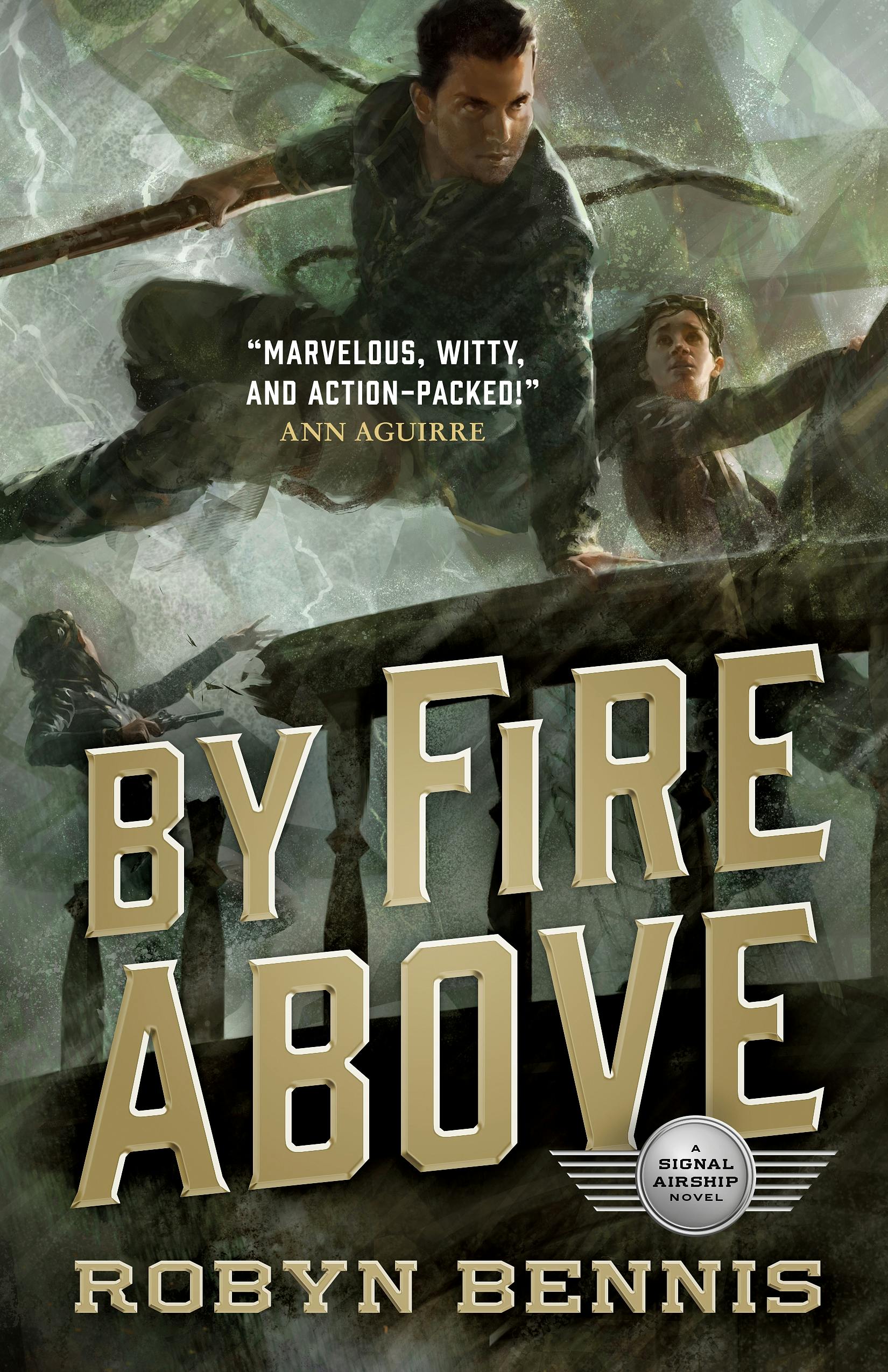 Cover for the book titled as: By Fire Above
