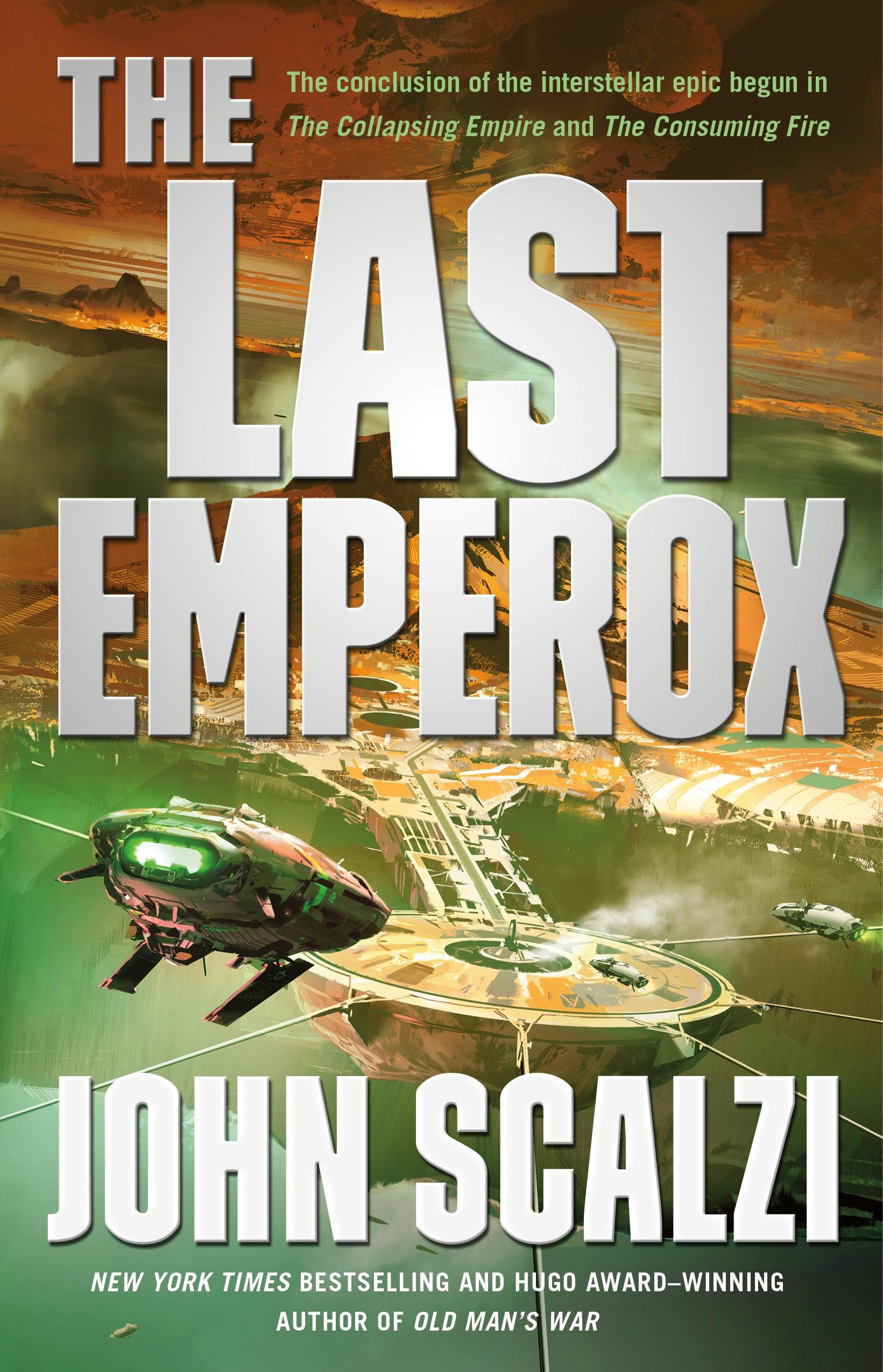 Cover for the book titled as: The Last Emperox