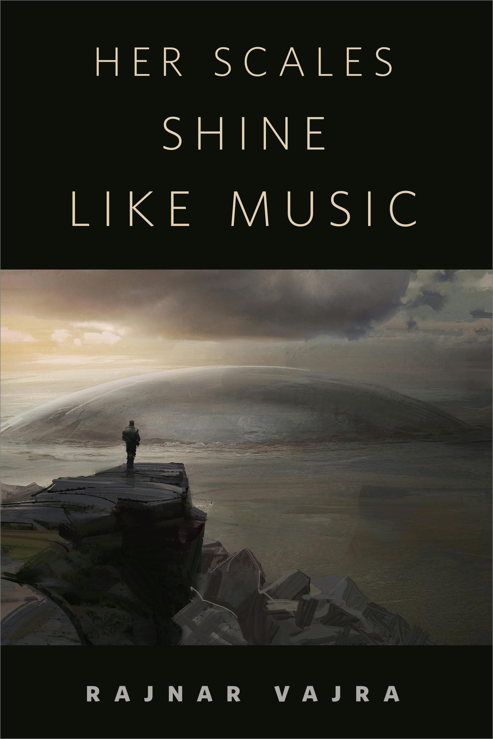 Cover for the book titled as: Her Scales Shine Like Music