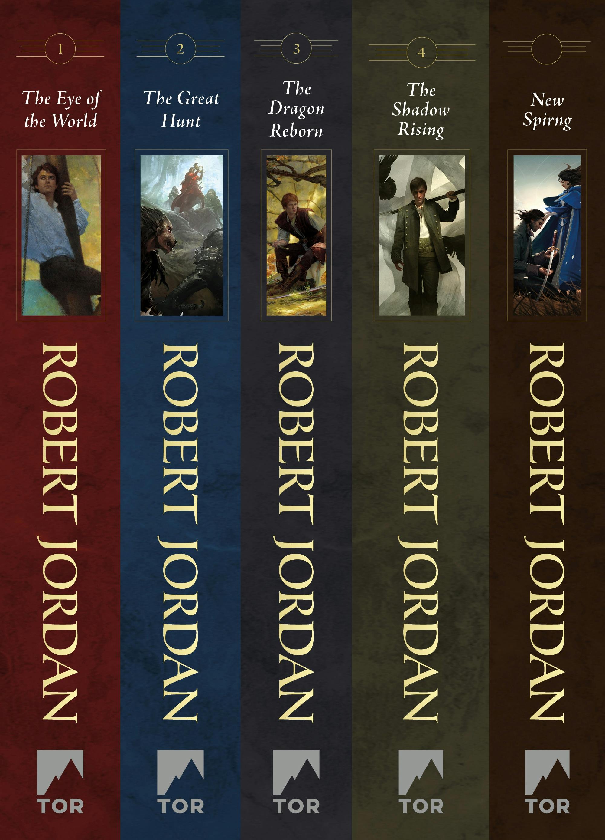 Cover for the book titled as: The Wheel of Time, Books 1-4