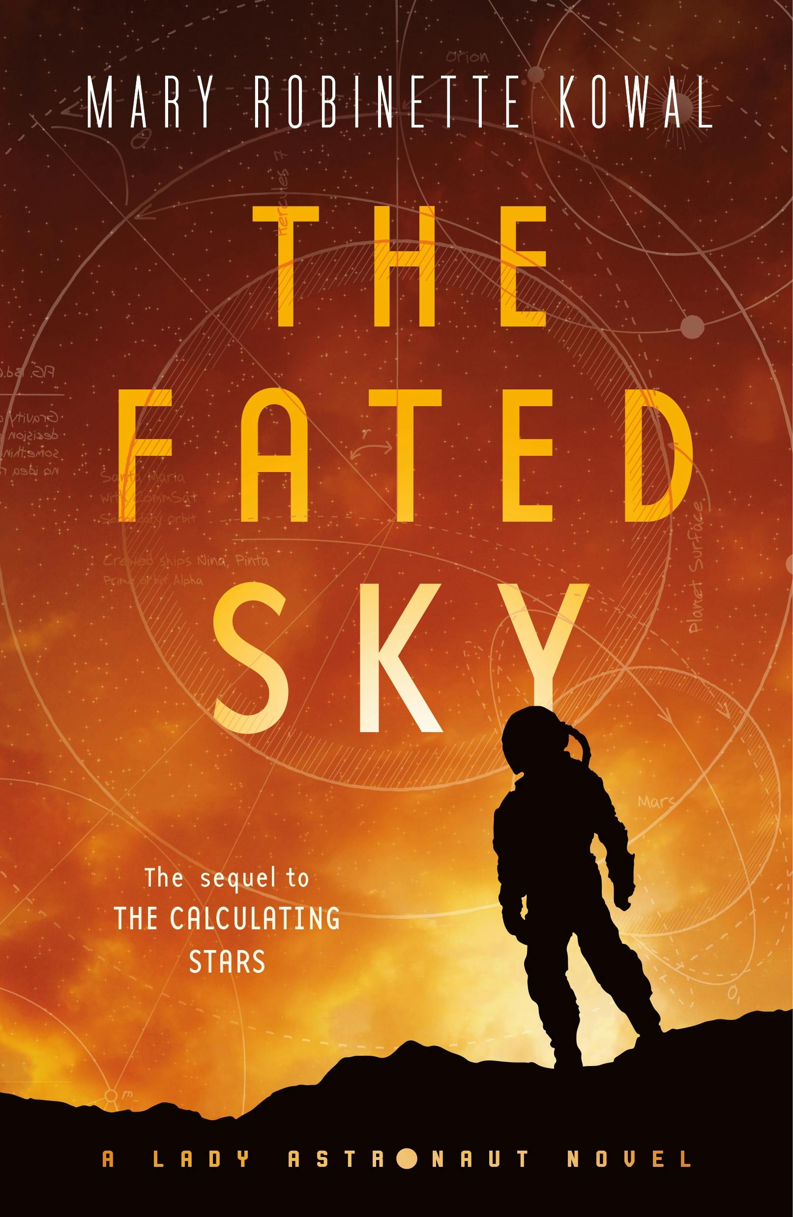 Cover for the book titled as: The Fated Sky