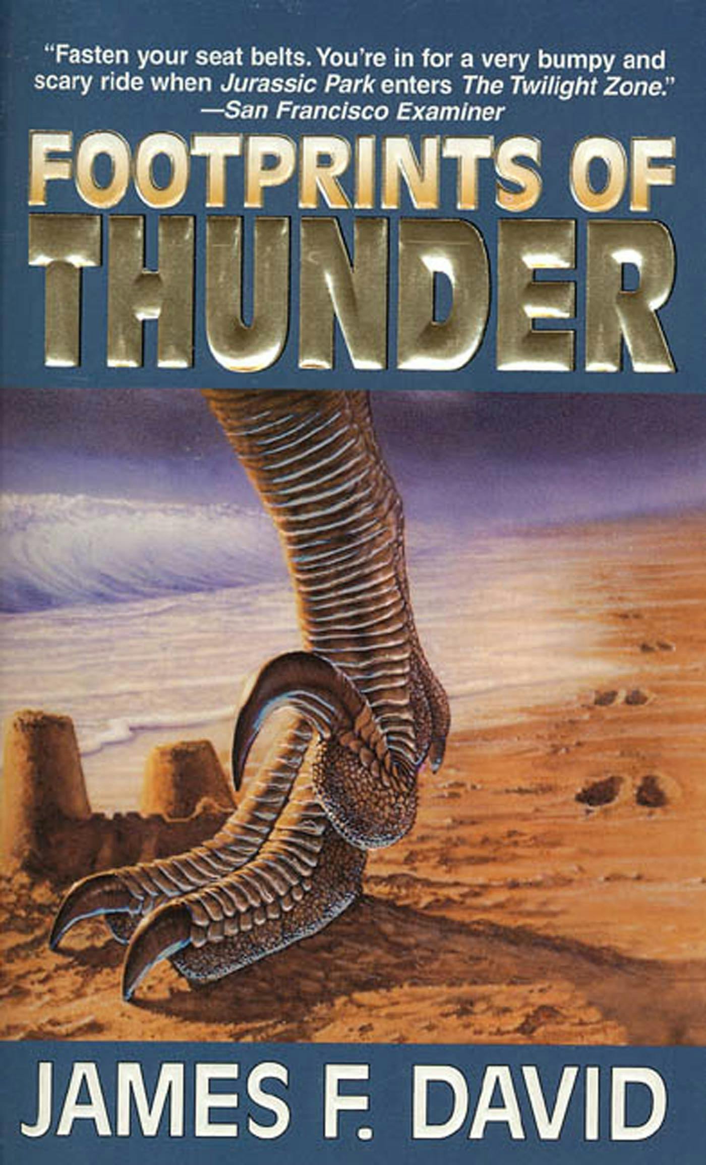 Cover for the book titled as: Footprints of Thunder