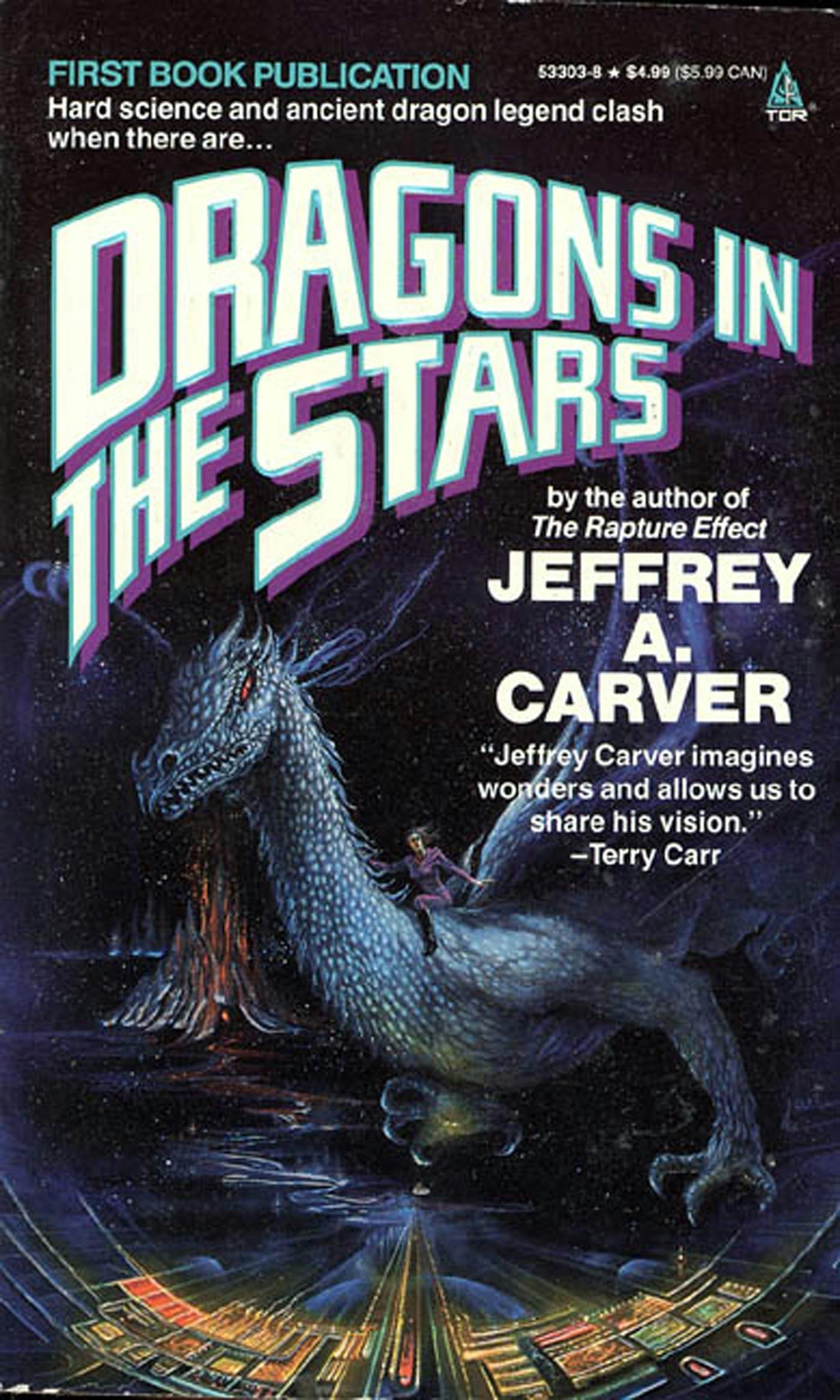 Cover for the book titled as: Dragons In The Stars