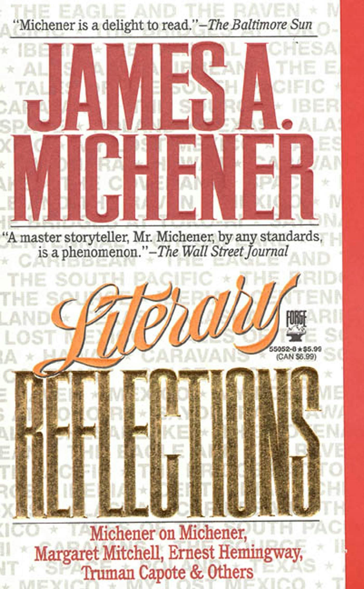 Cover for the book titled as: Literary Reflections