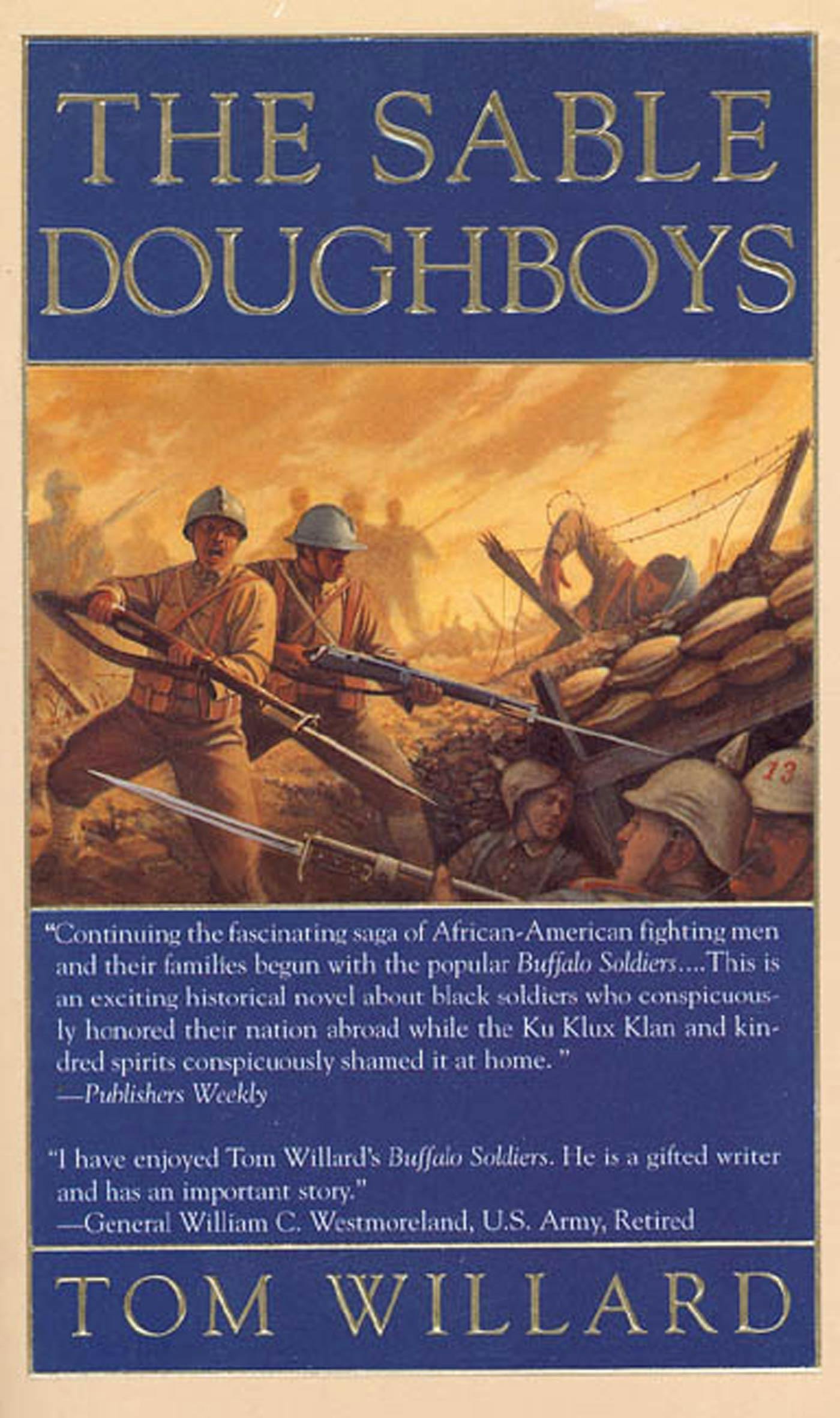 Cover for the book titled as: The Sable Doughboys