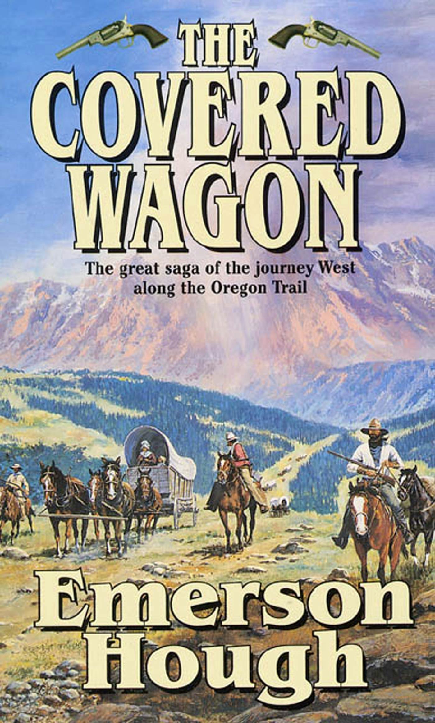 Cover for the book titled as: The Covered Wagon