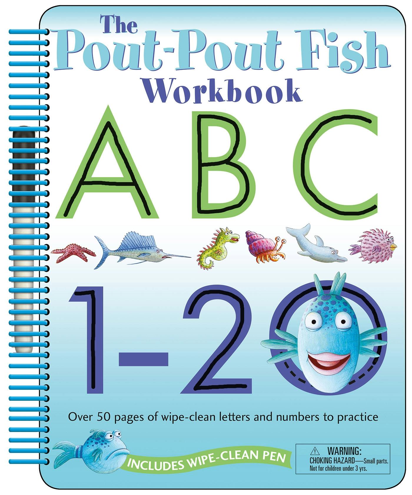 Image of The Pout-Pout Fish: Wipe Clean Workbook ABC, 1-20