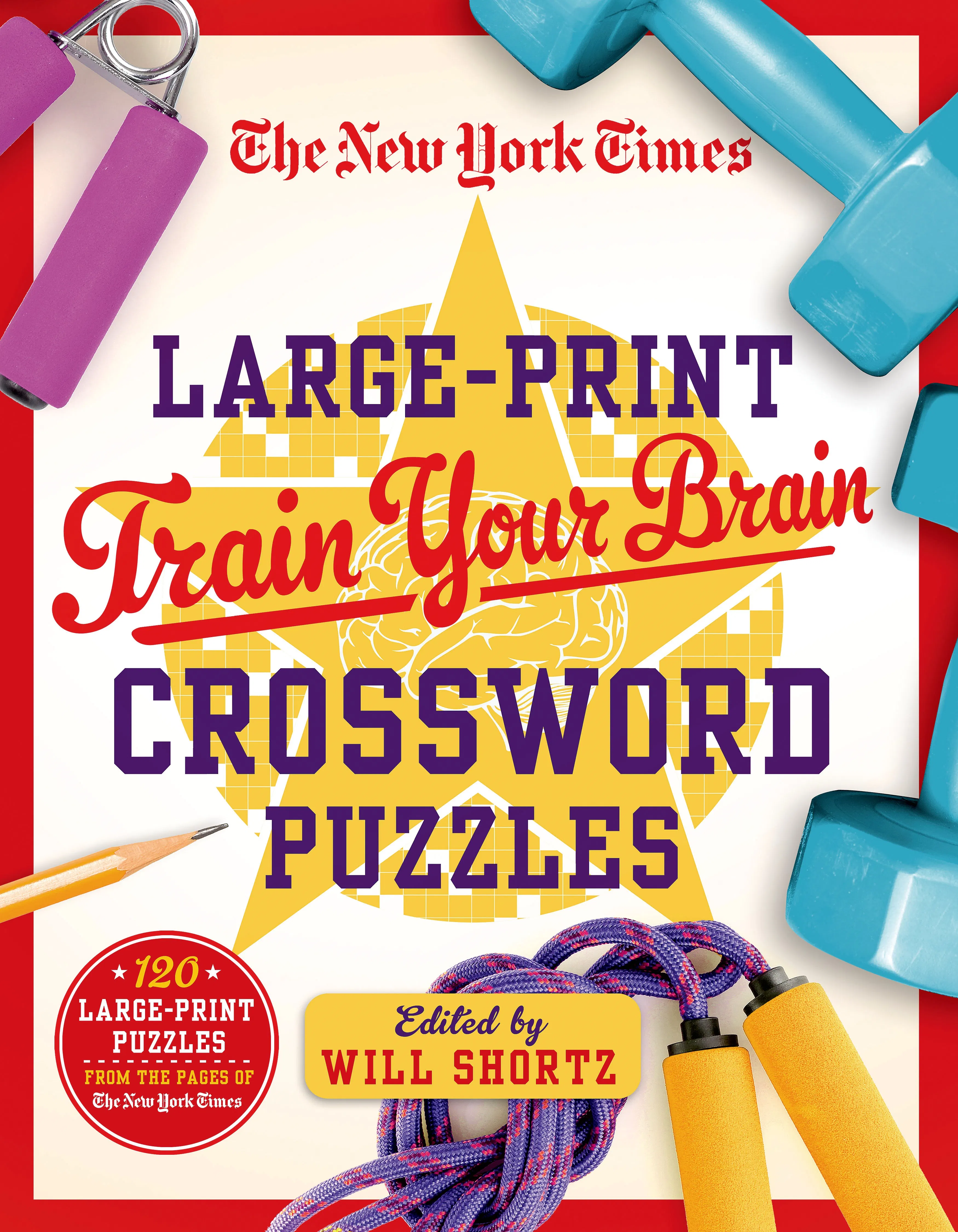 The New York Times LargePrint Train Your Brain Crossword Puzzles