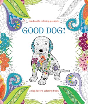 Zendoodle Coloring Presents Good Dog!