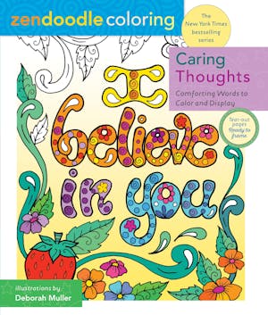 Zendoodle Coloring: Caring Thoughts