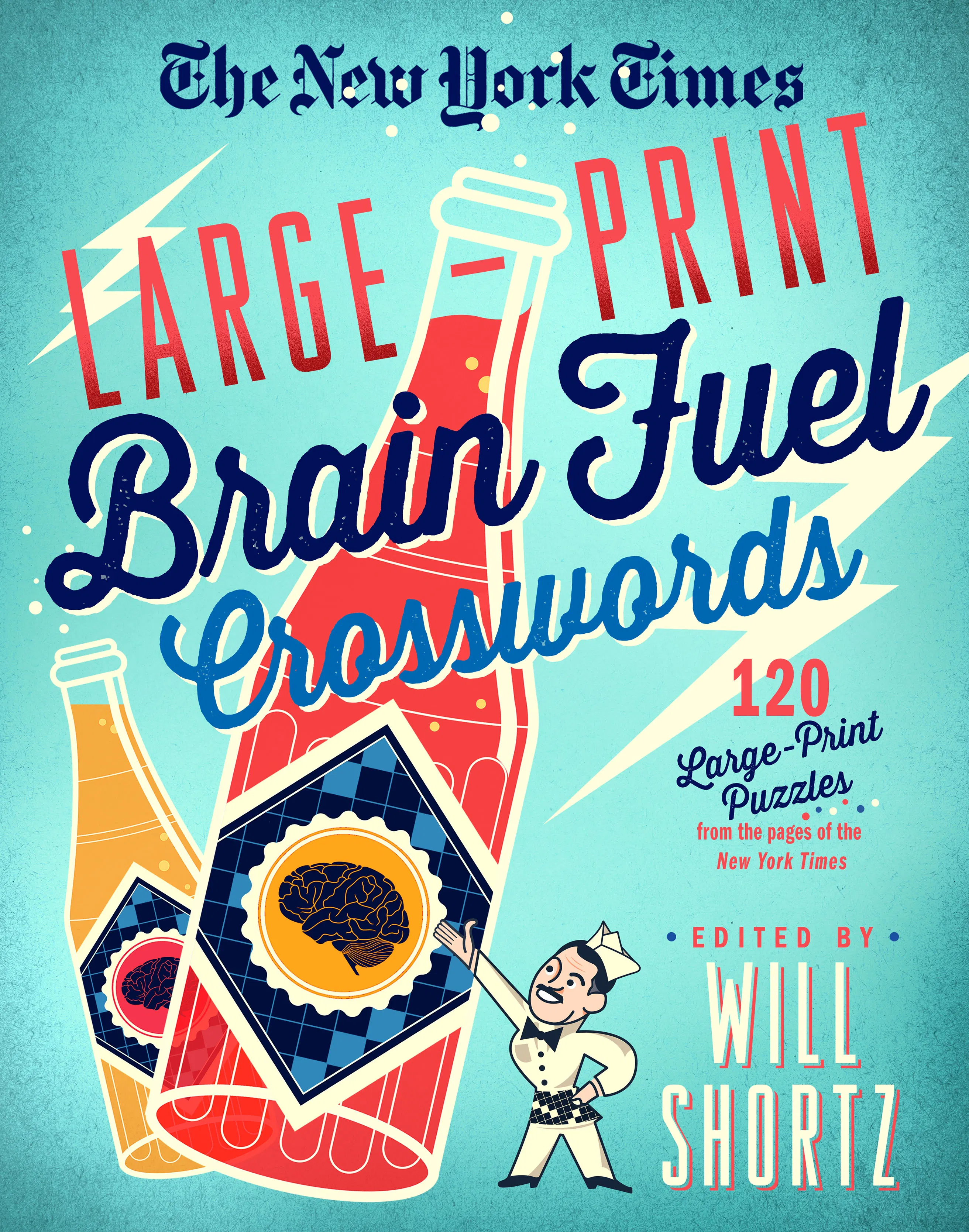 The New York Times Large-Print Brain Fuel Crosswords: 120 Large-Print ...