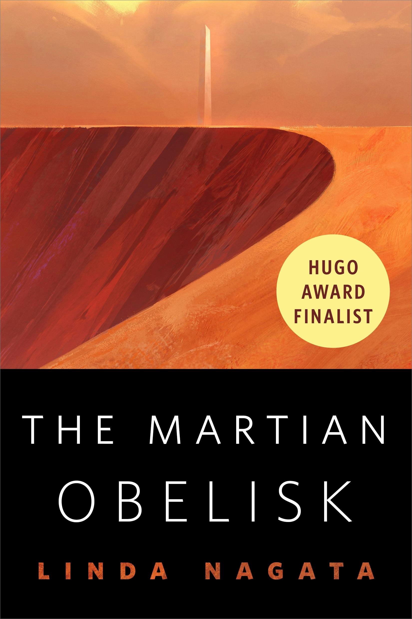 Cover for the book titled as: The Martian Obelisk