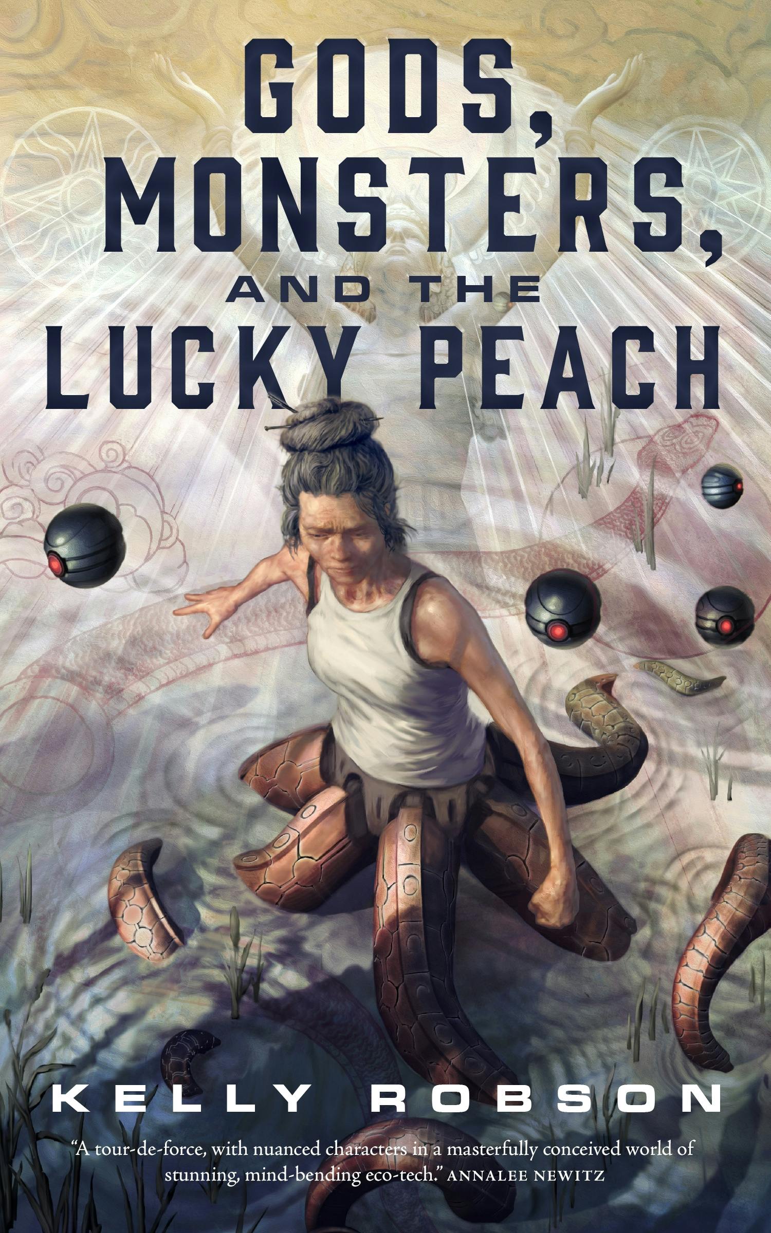 gods monsters and the lucky peach by kelly robson