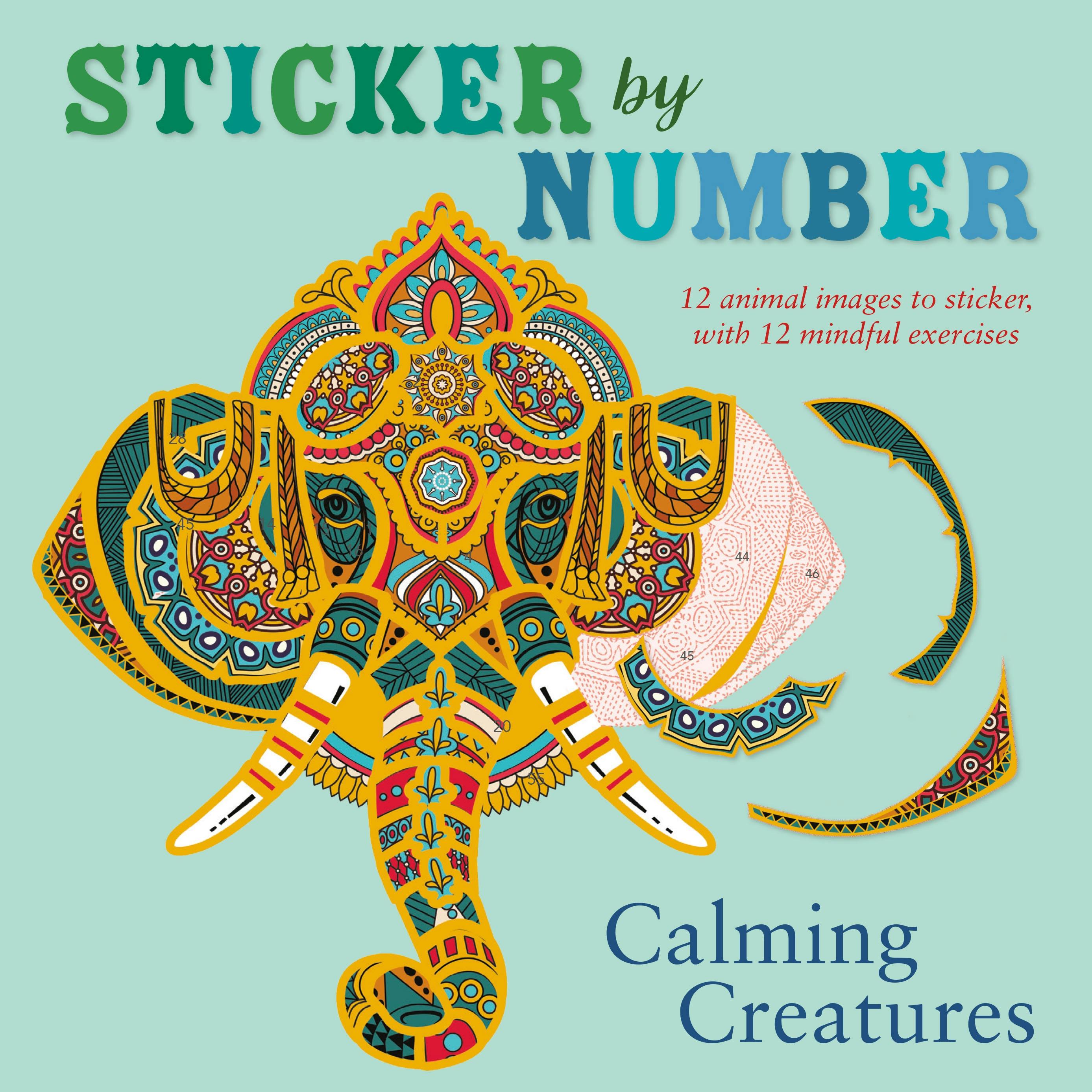 Sticker by Number: Calming Creatures