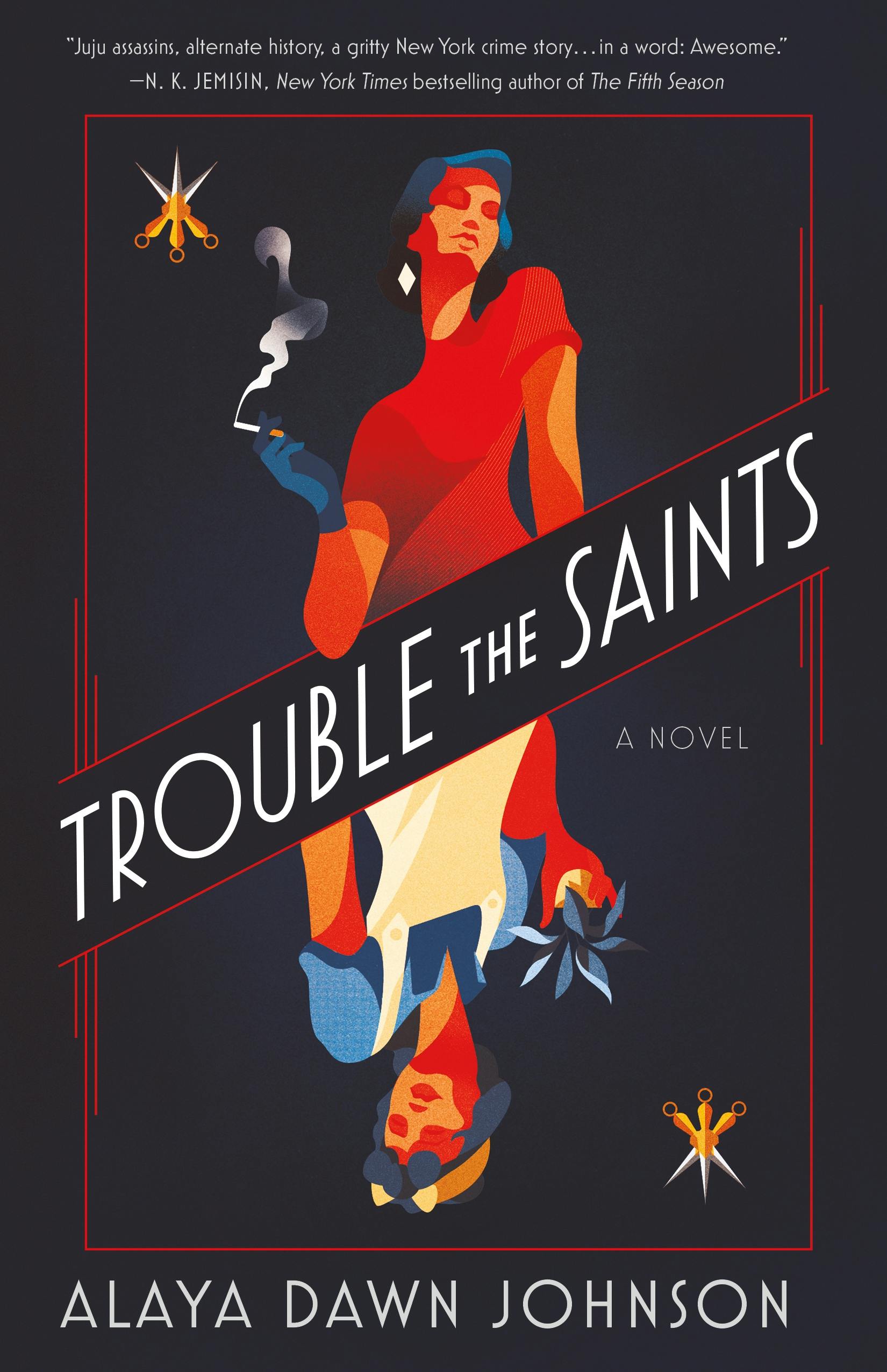 Cover for the book titled as: Trouble the Saints