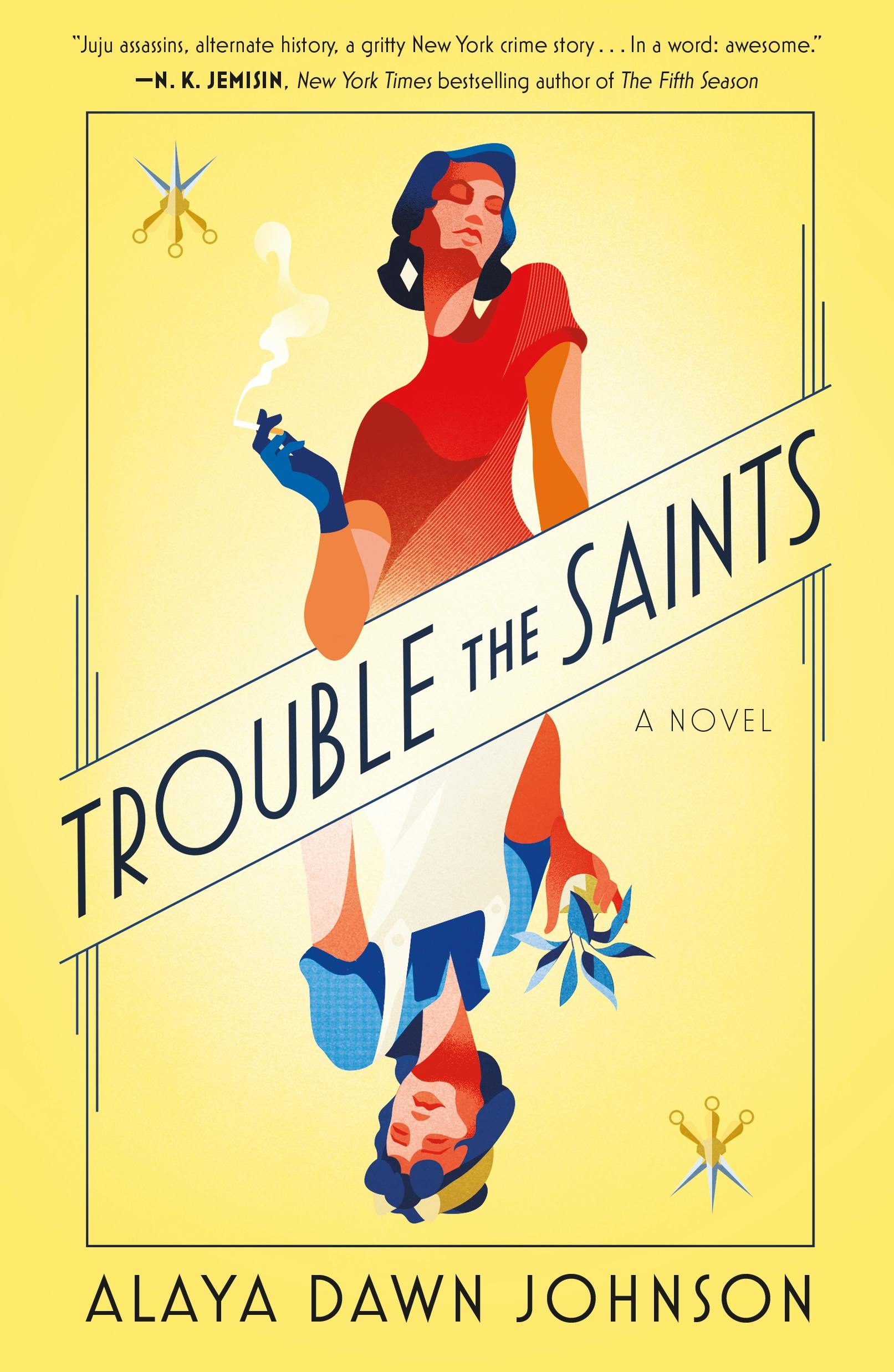 Cover for the book titled as: Trouble the Saints