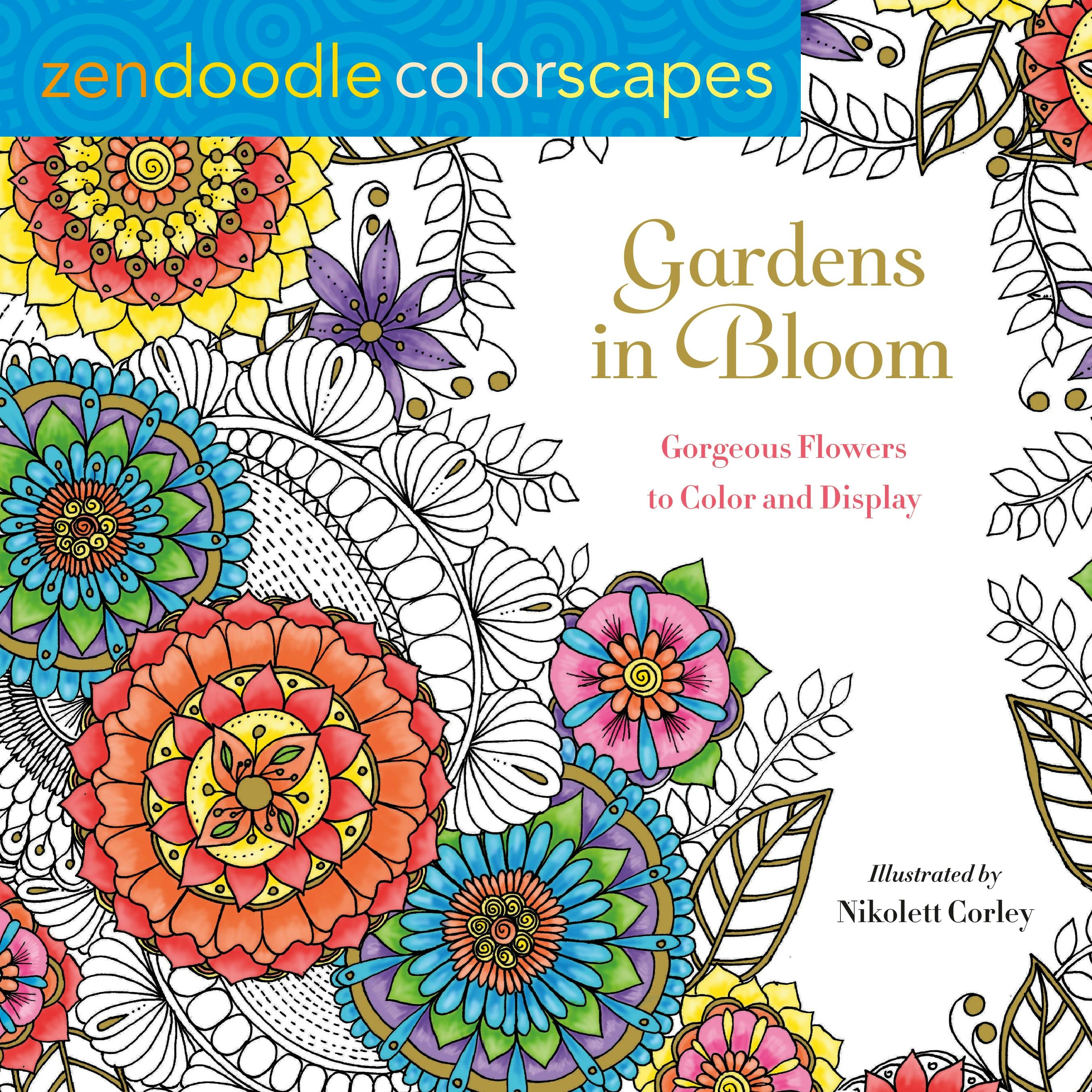 Image of Zendoodle Colorscapes: Gardens in Bloom