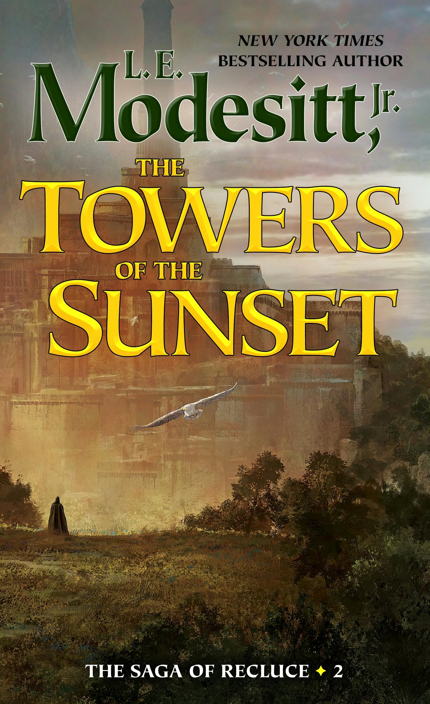 Cover for the book titled as: The Towers of the Sunset