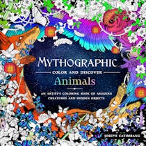 MYTHOGRAPHIC Deep Blue - Fabiana Attanasio // Adult Colouring Book Flip  Through 