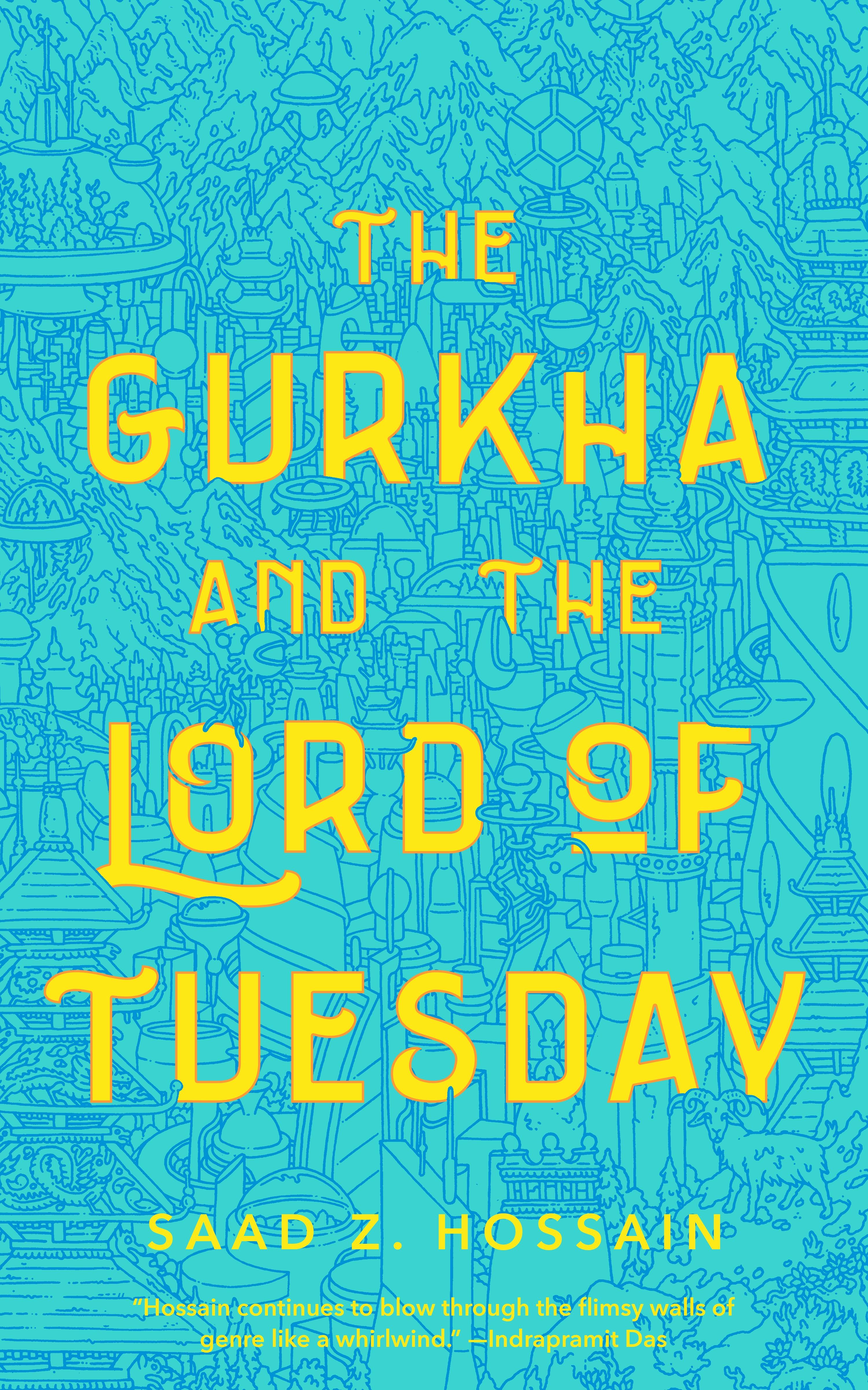 Cover for the book titled as: The Gurkha and the Lord of Tuesday