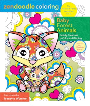 Zendoodle Coloring: Baby Forest Animals