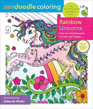 Zendoodle Coloring: Rainbow Unicorns