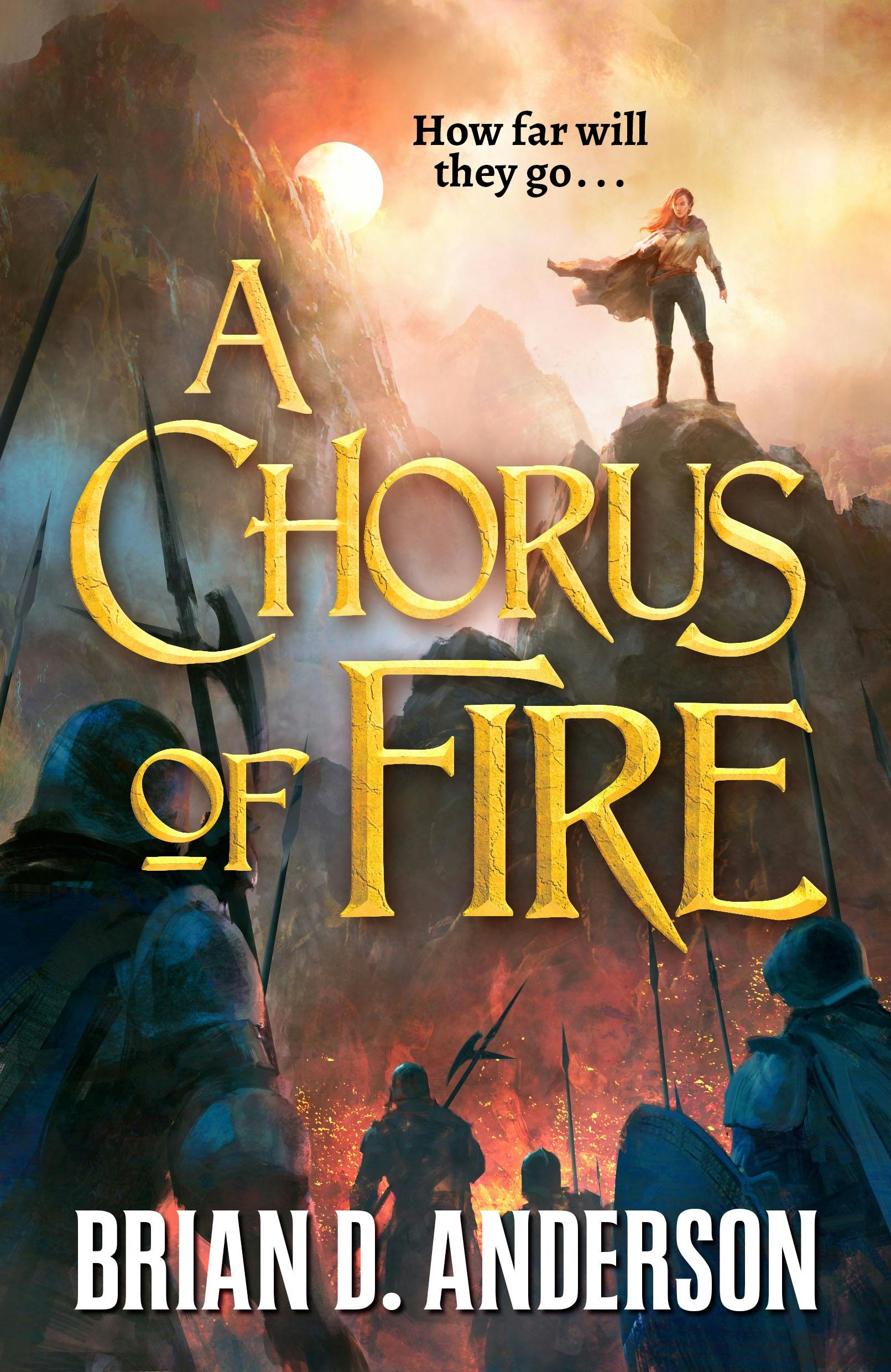 Cover for the book titled as: A Chorus of Fire