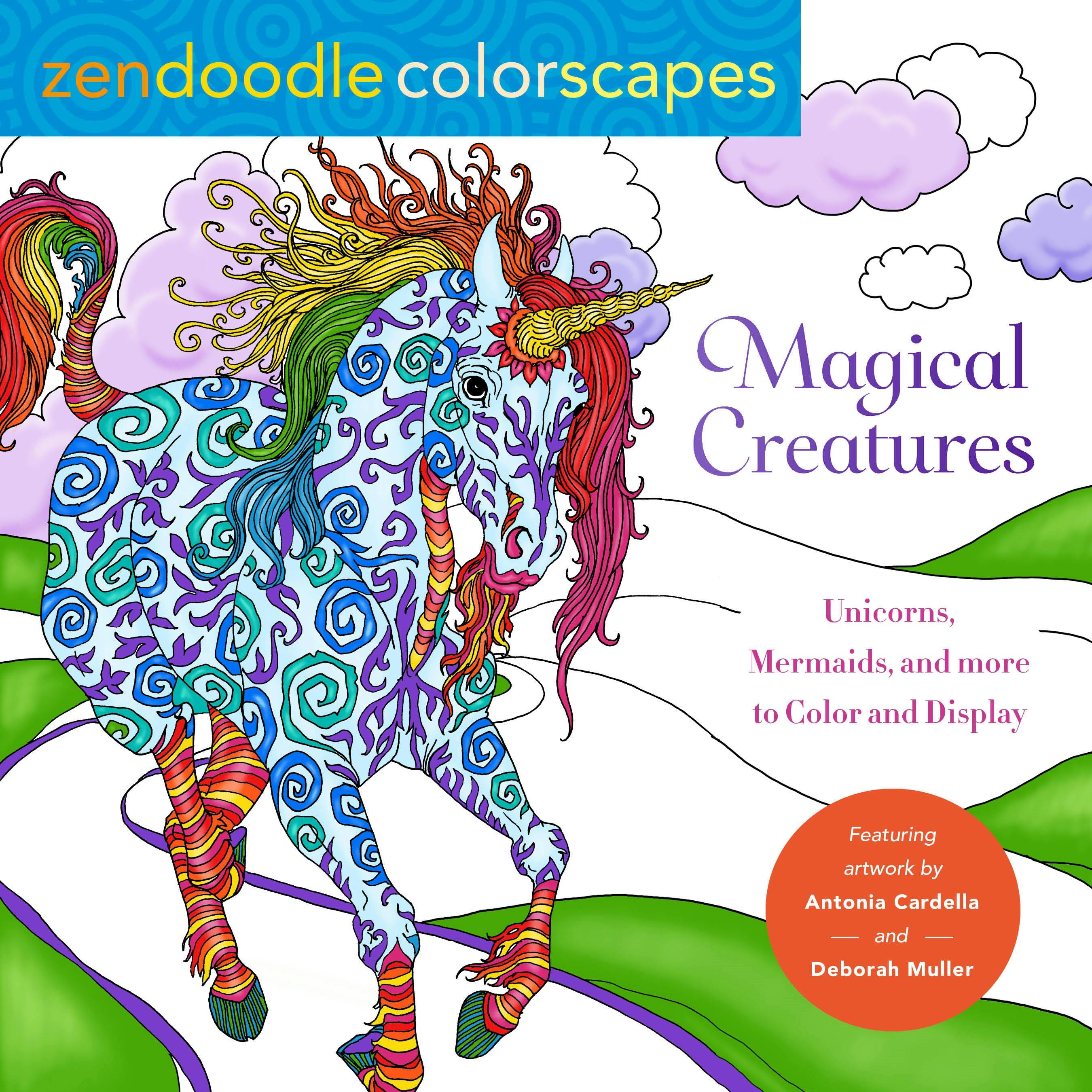 Zendoodle Colorscapes: Magical Creatures