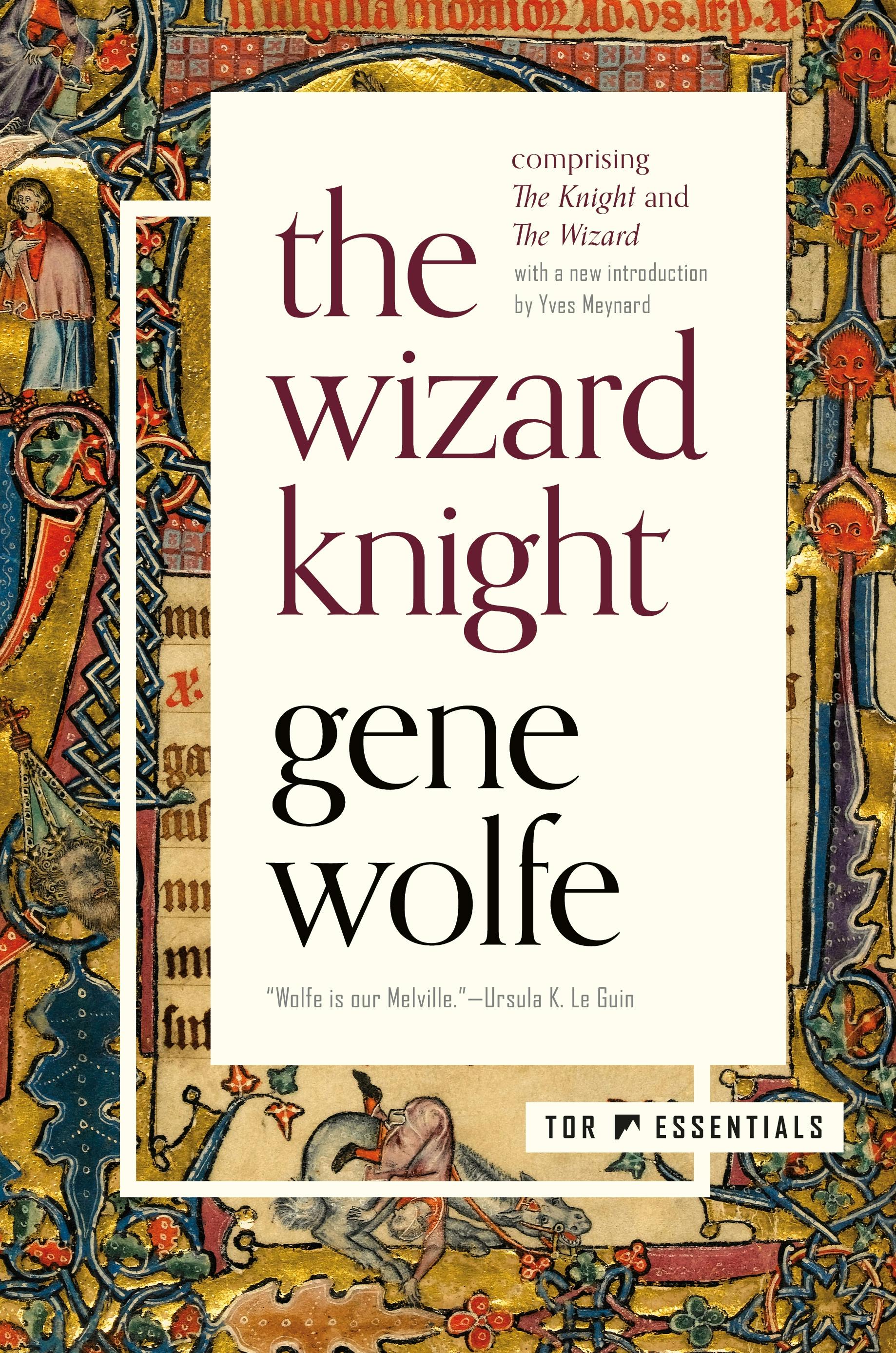 Cover for the book titled as: The Wizard Knight