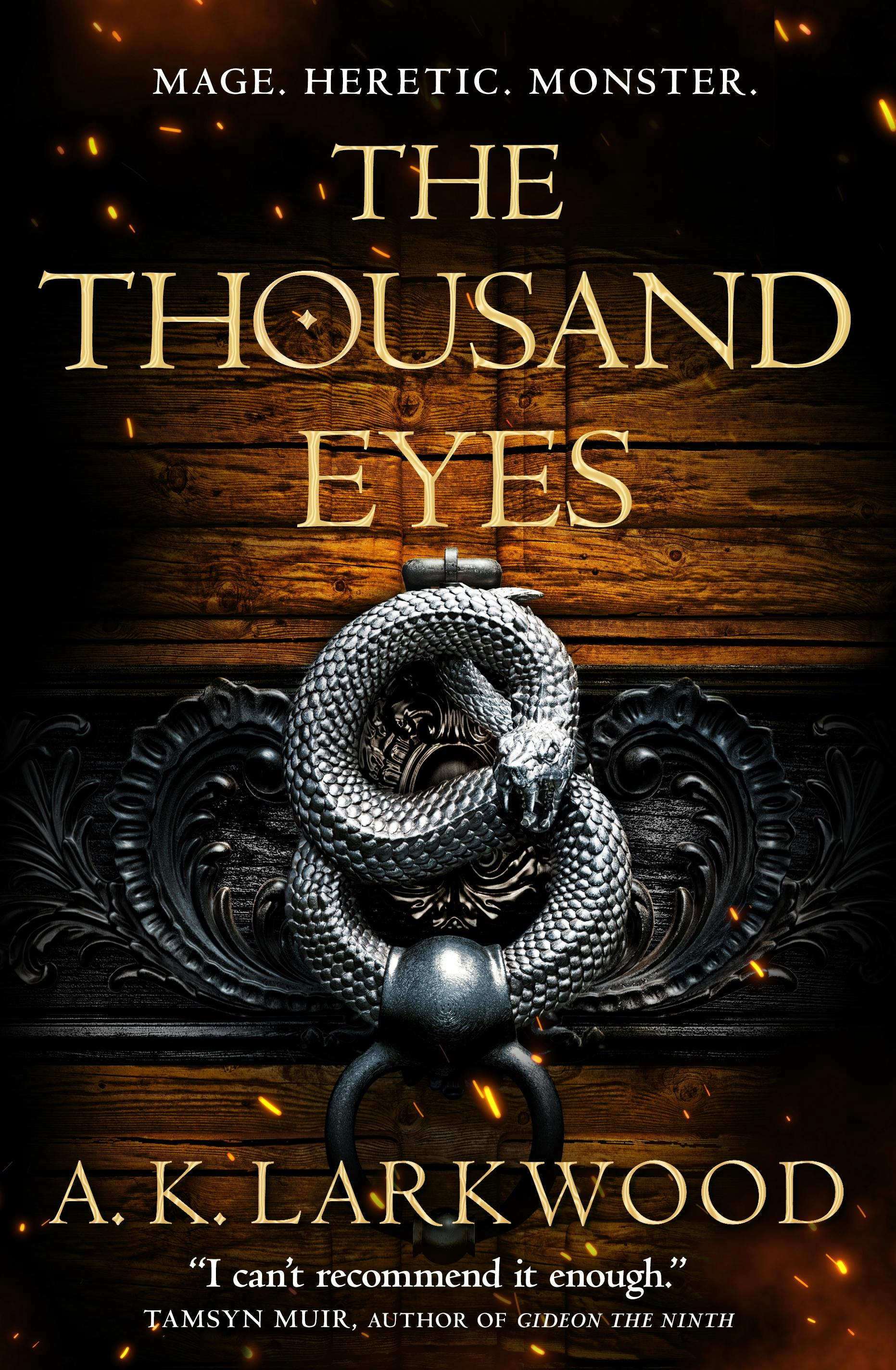 Cover for the book titled as: The Thousand Eyes