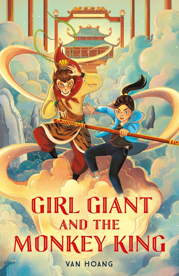 Girl Giant and the Monkey King by Van Hoang