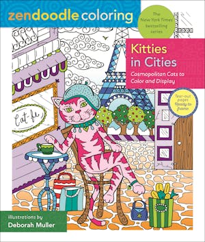 Zendoodle Coloring: Kitties in Cities