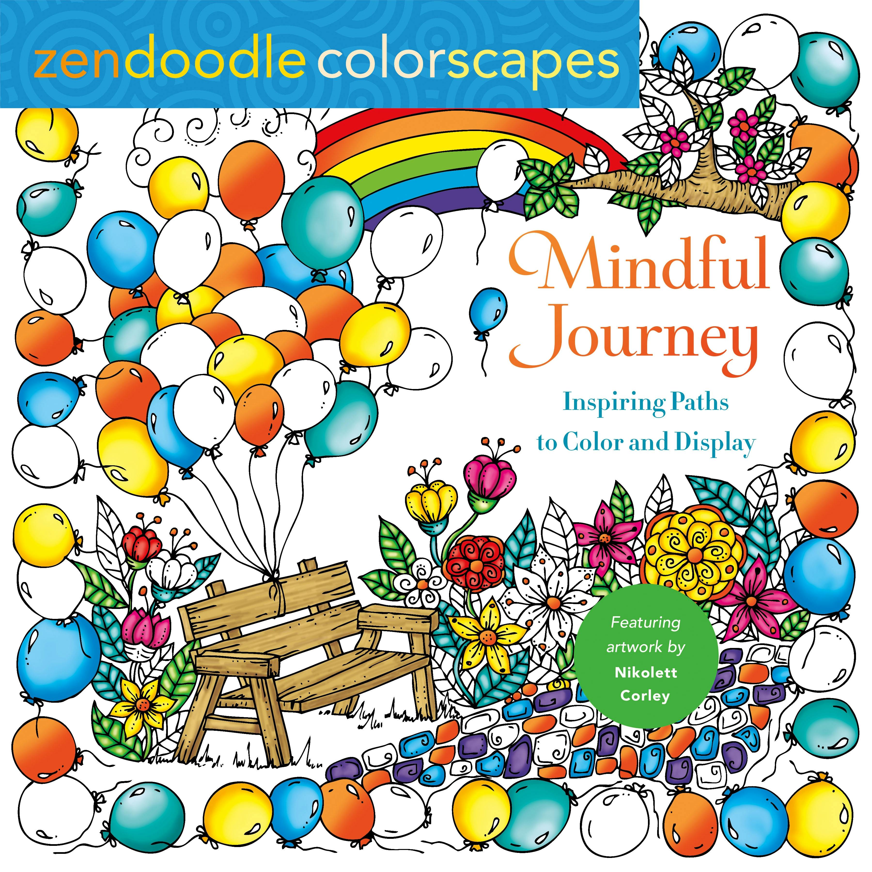 Zendoodle Colorscapes: Mindful Journey
