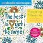Book cover of Zendoodle Colorscapes: Inspiring Thoughts