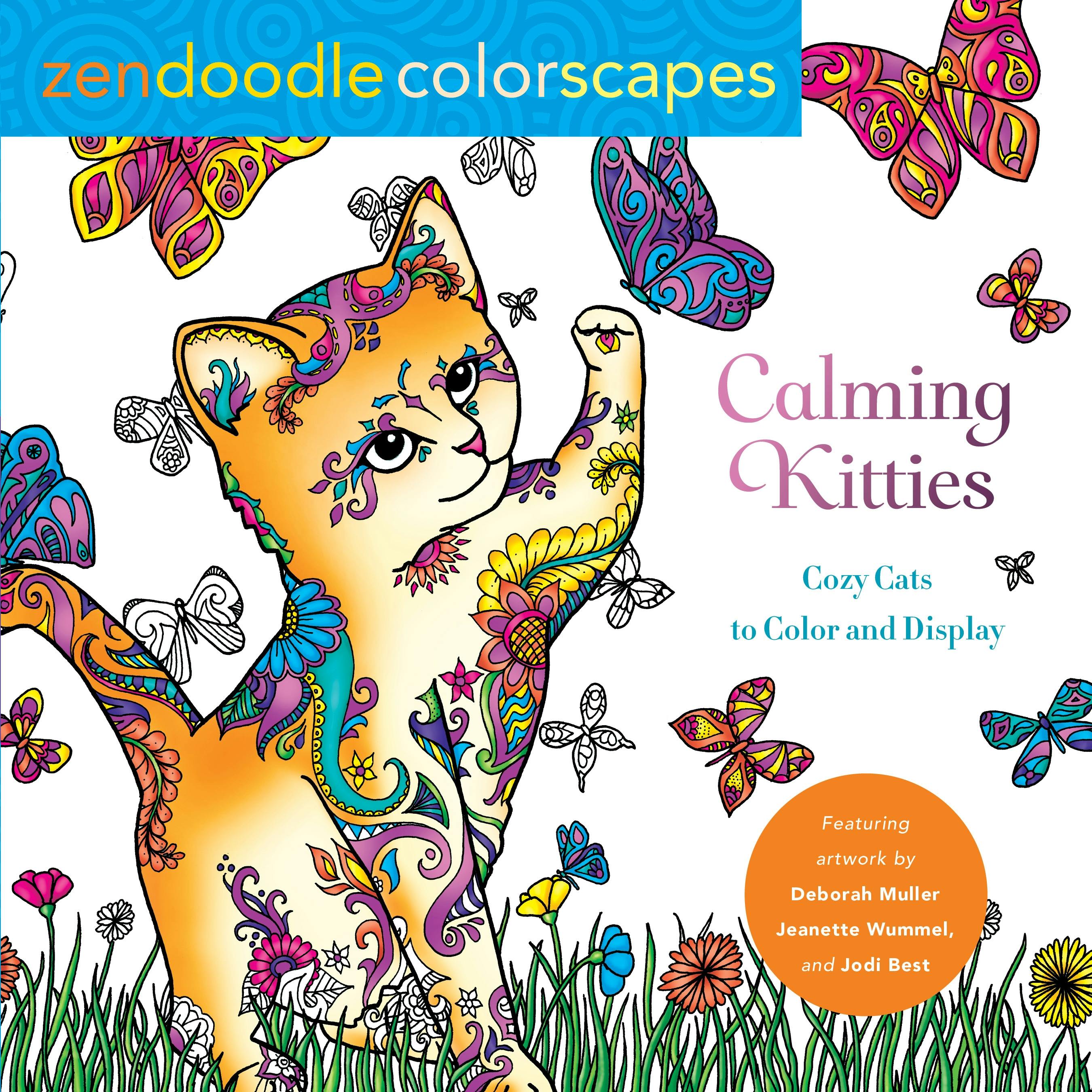 Image of Zendoodle Colorscapes: Calming Kitties