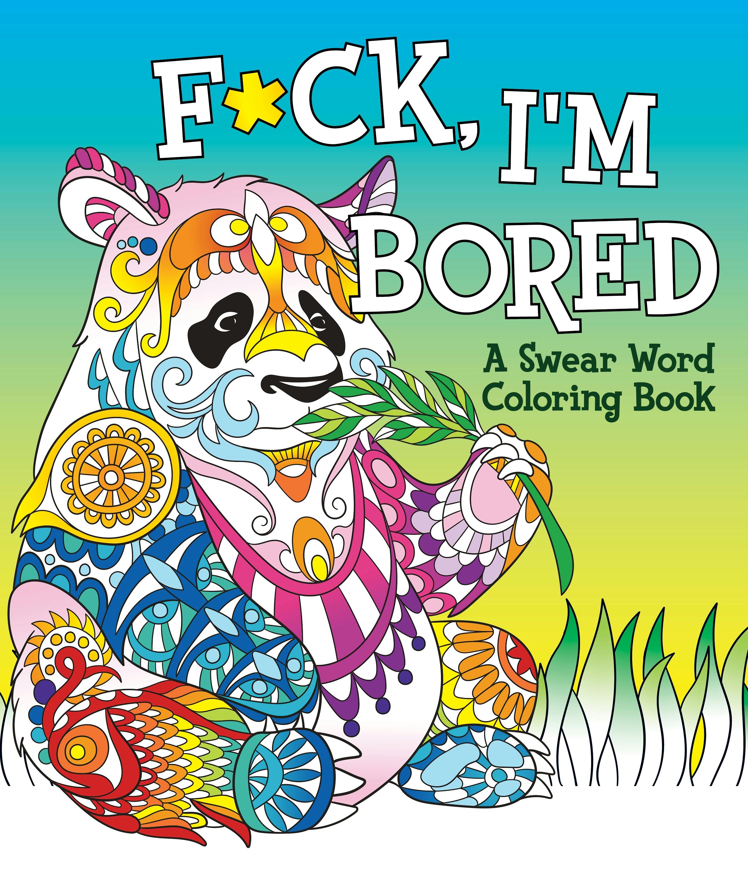 Calm The F*ck Down I'm a printer : Swear Word Coloring Book For