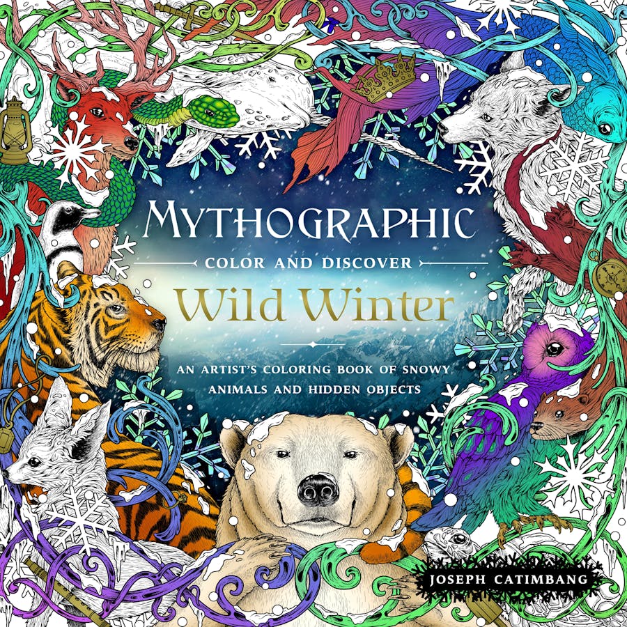 mythographic wild winter Joseph Catimbang complicated coloring