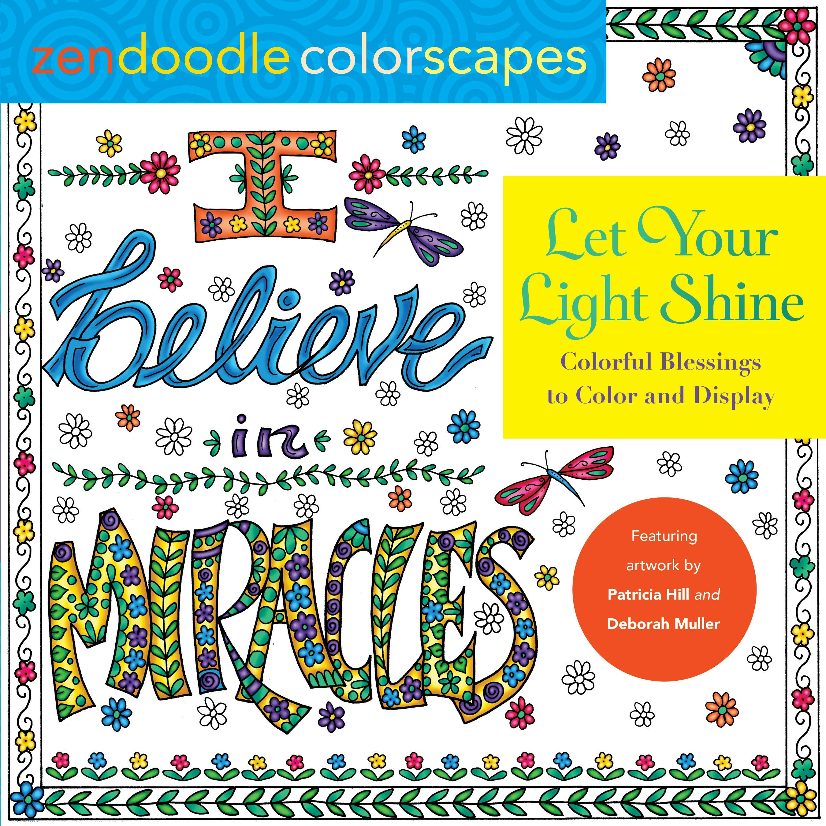 Image of Zendoodle Colorscapes: Let Your Light Shine
