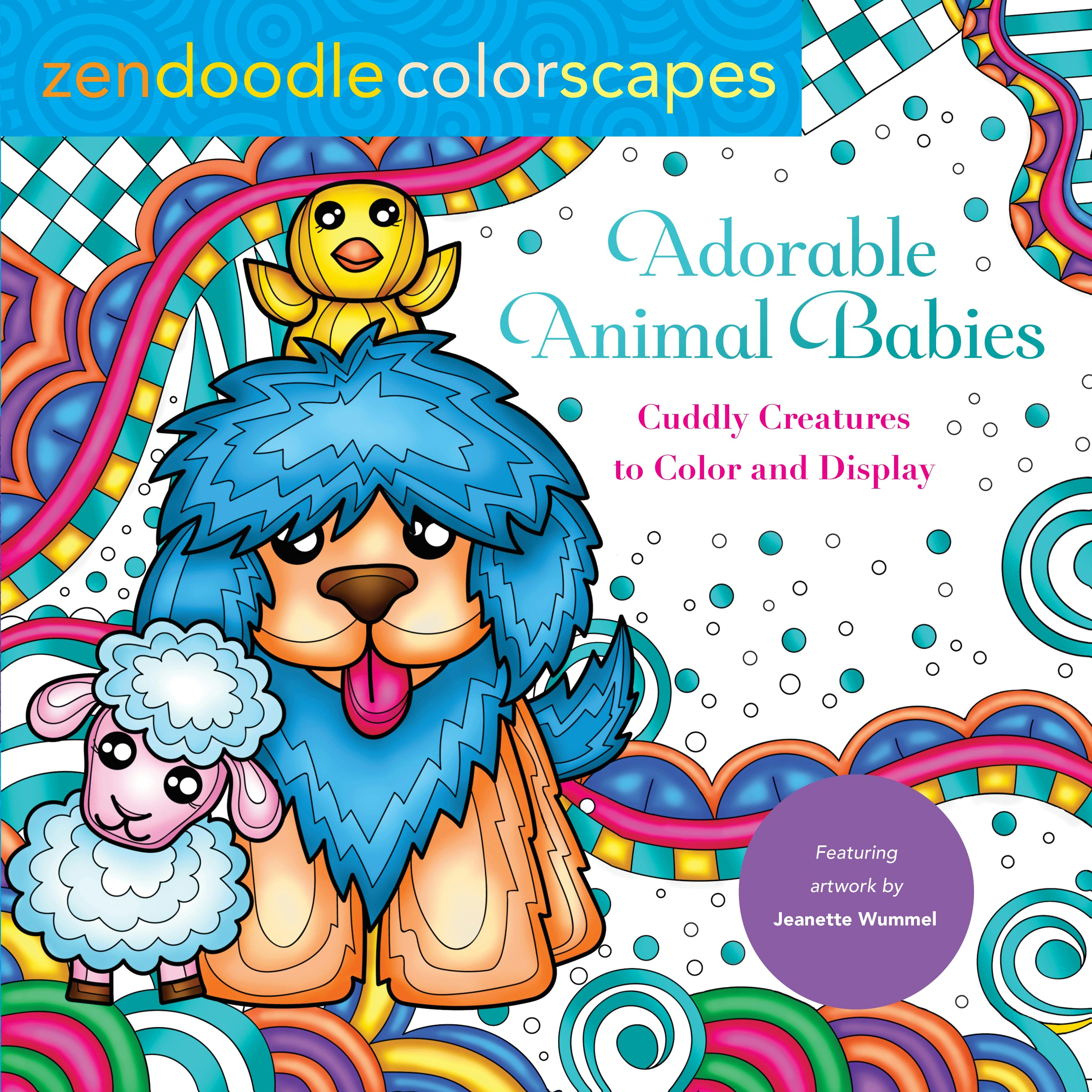Image of Zendoodle Colorscapes: Adorable Animal Babies