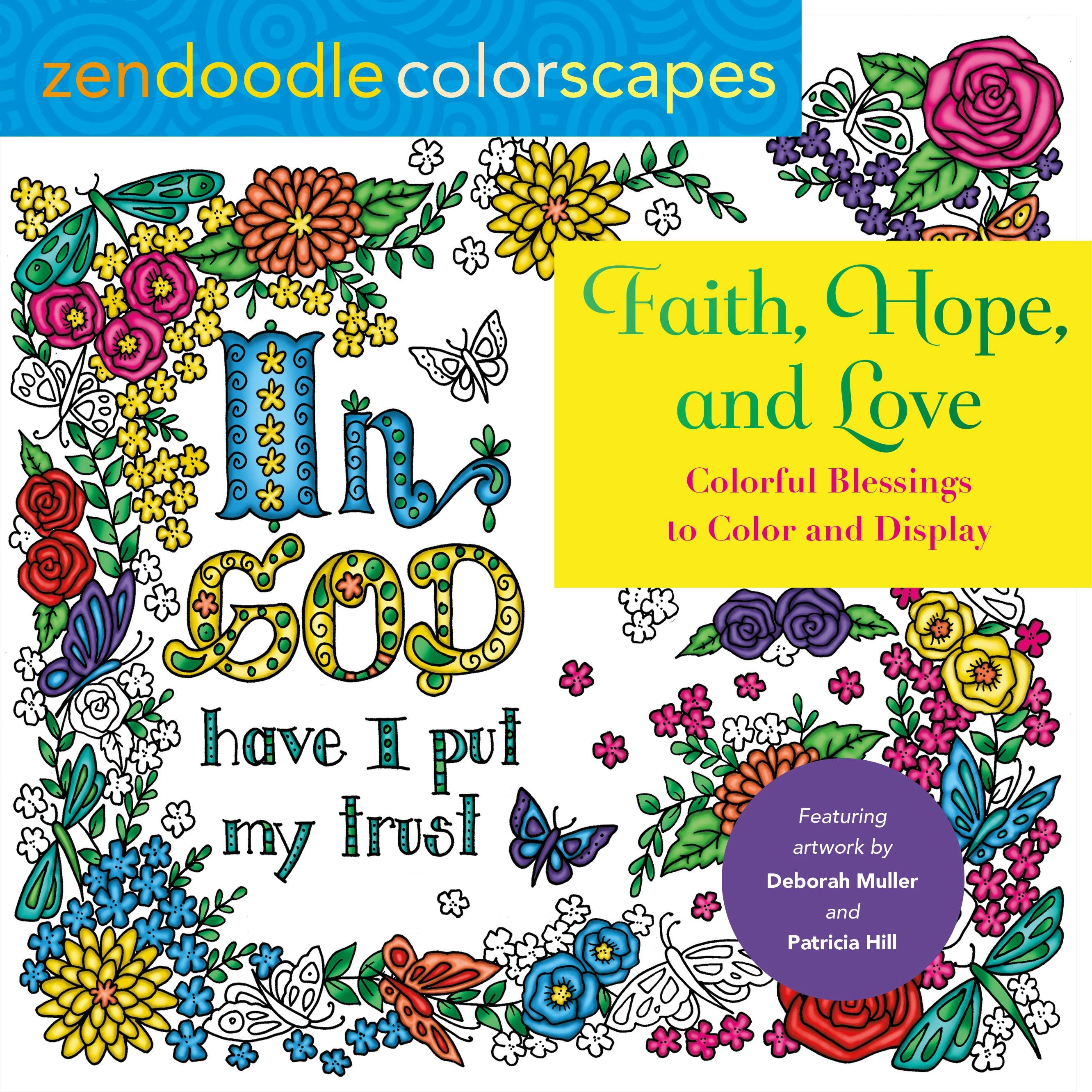 Image of Zendoodle Colorscapes: Faith, Hope, And Love