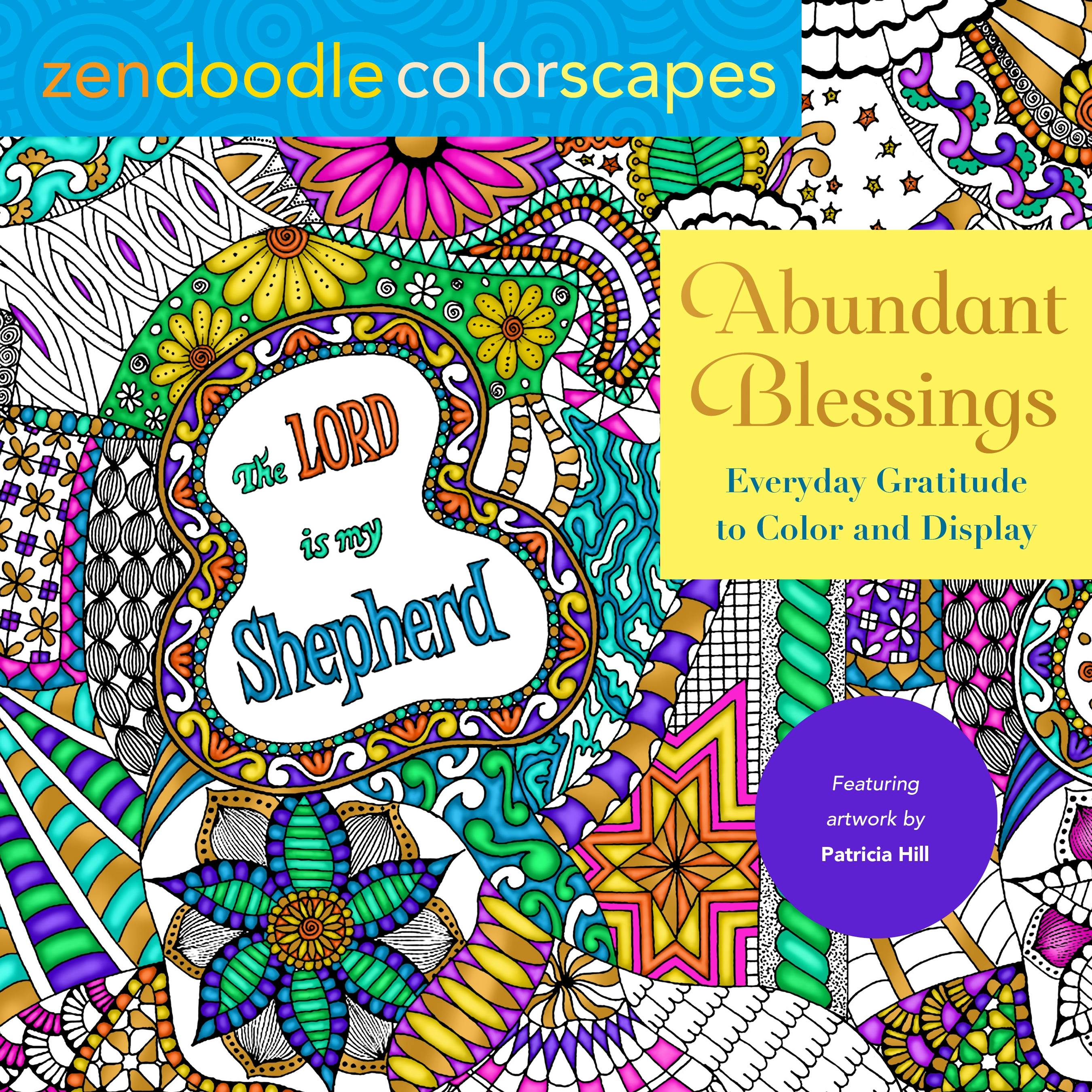 Image of Zendoodle Colorscapes: Abundant Blessings
