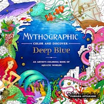 Mythographic Color and Discover & Beautiful Vintage Adult Coloring books