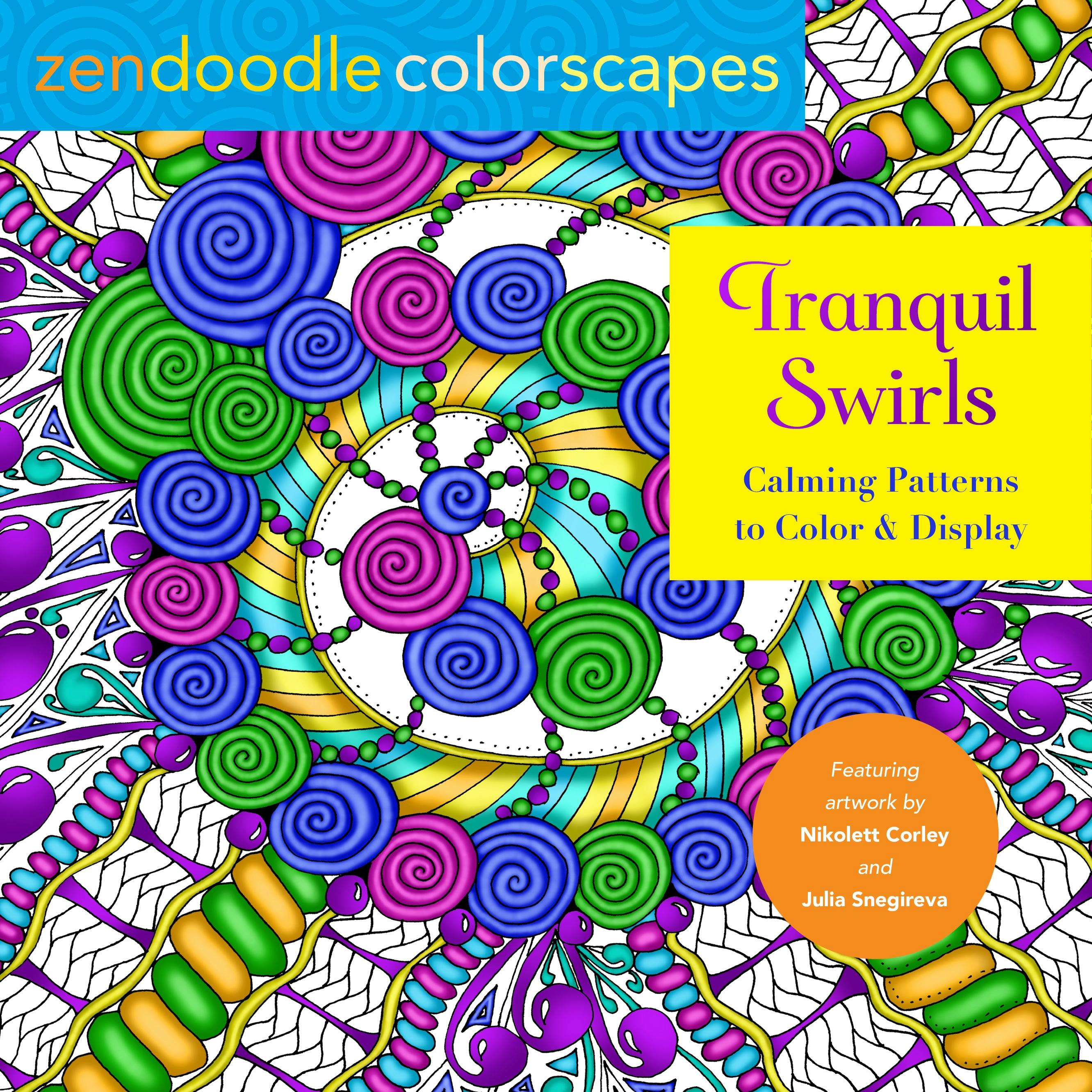 Zendoodle Colorscapes Tranquil Swirls 3105