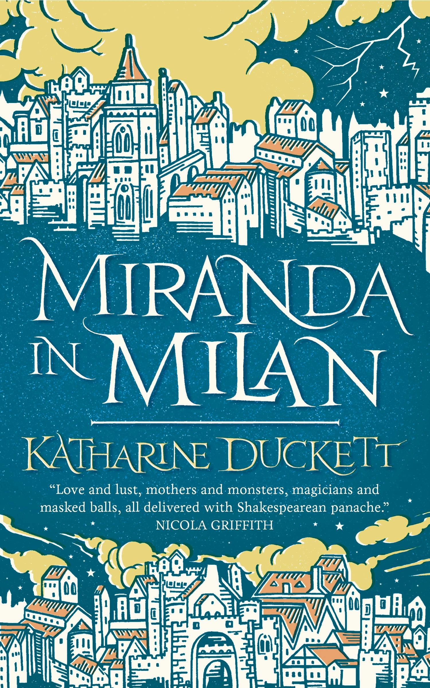 Cover for the book titled as: Miranda in Milan