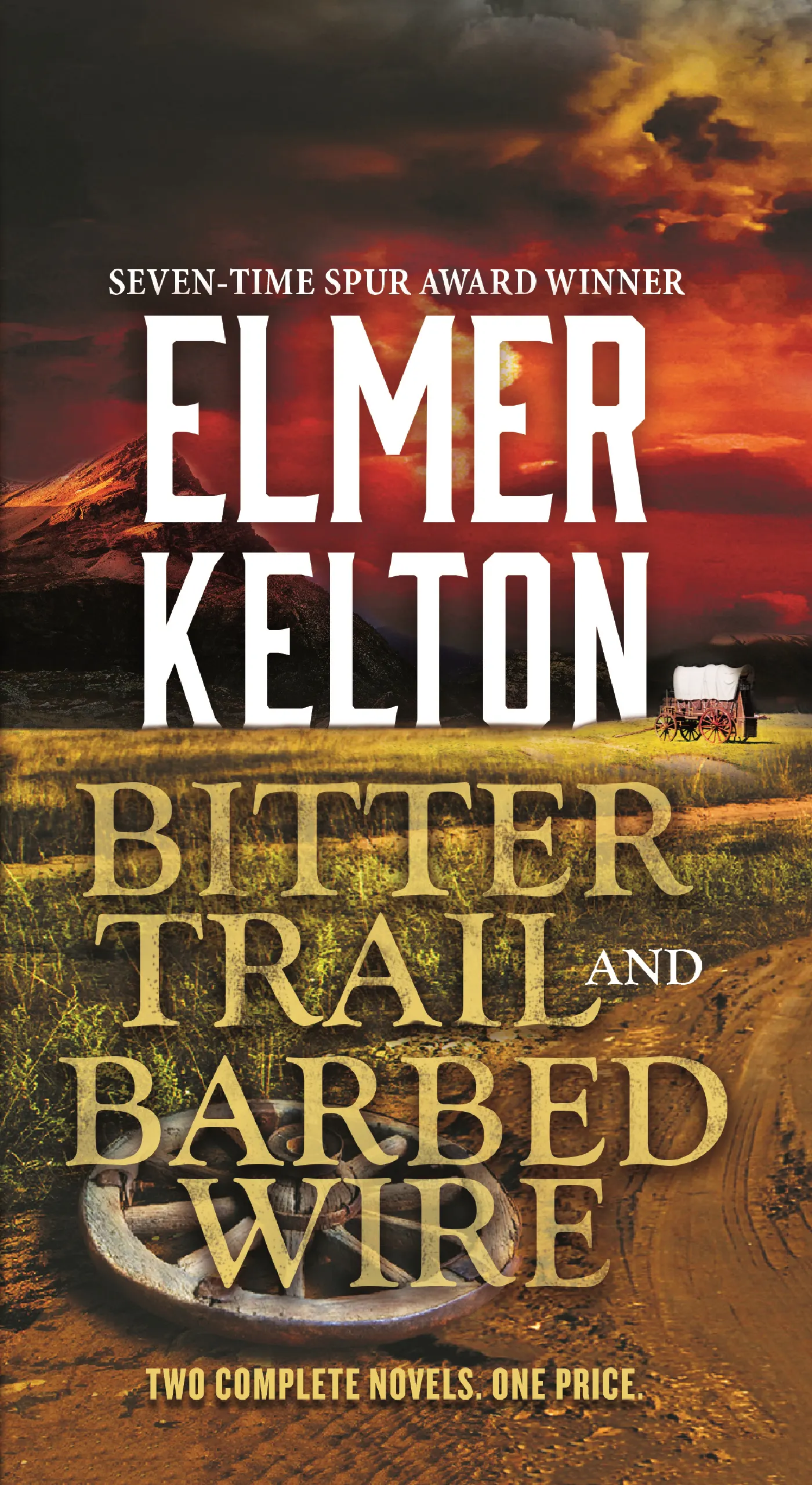 Cover for the book titled as: Bitter Trail and Barbed Wire